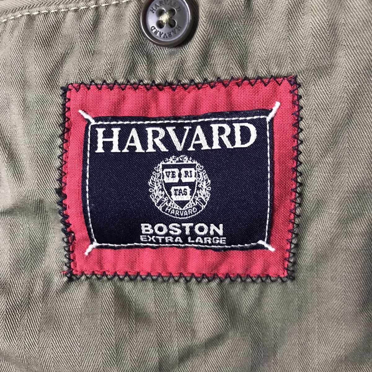 Vintage HARVARD BOSTON Collegiate Coat Jacket