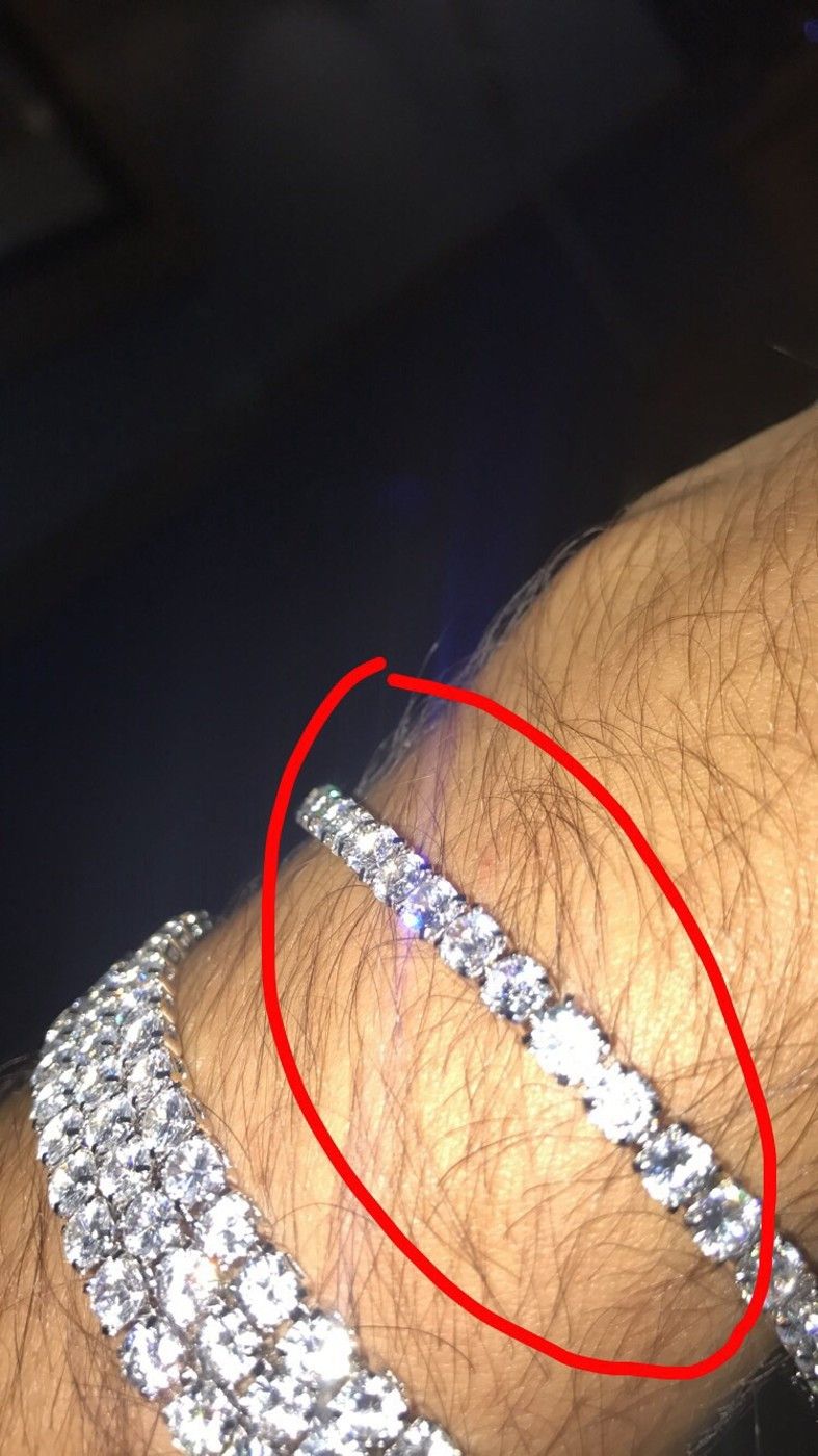 Jewelry Diamond Tennis Bracelet (Cz VVS1) Size ONE SIZE - 2 Thumbnail