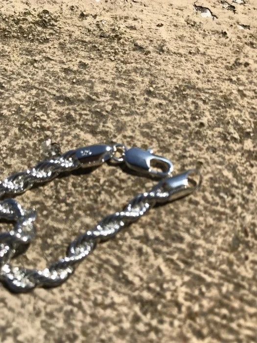 Jewelry White Gold Chain (PVD) Size ONE SIZE - 3 Thumbnail