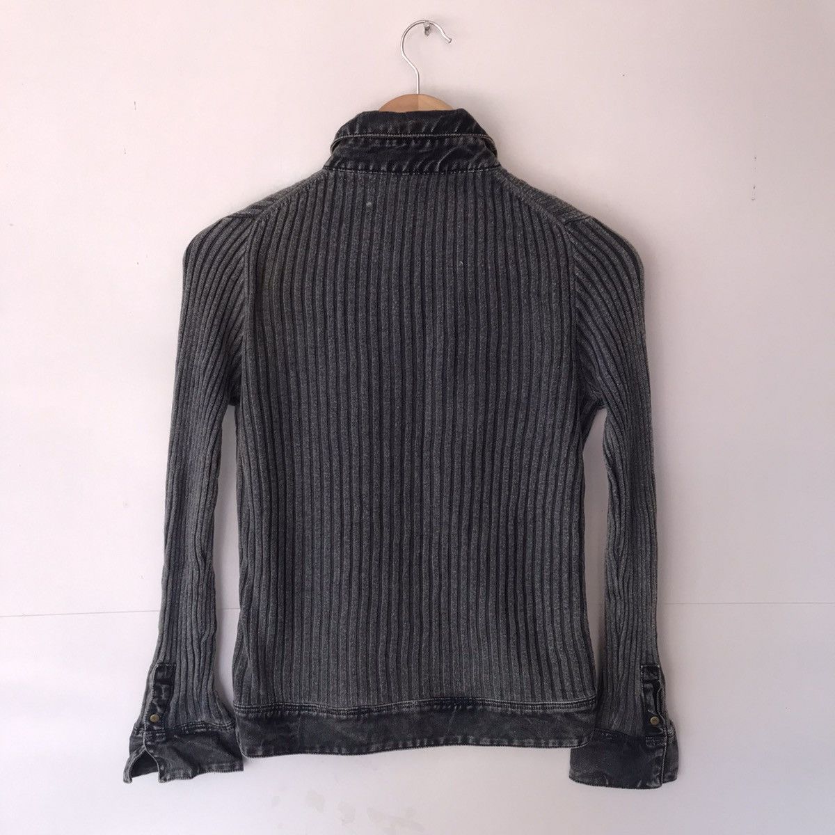 If Six Was Nine × Japanese Brand × Tornado Mart IY BASICS JAPANESE KNIT INDIGO PUNK WOMEN JACKET Size M / US 6-8 / IT 42-44 - 5 Thumbnail
