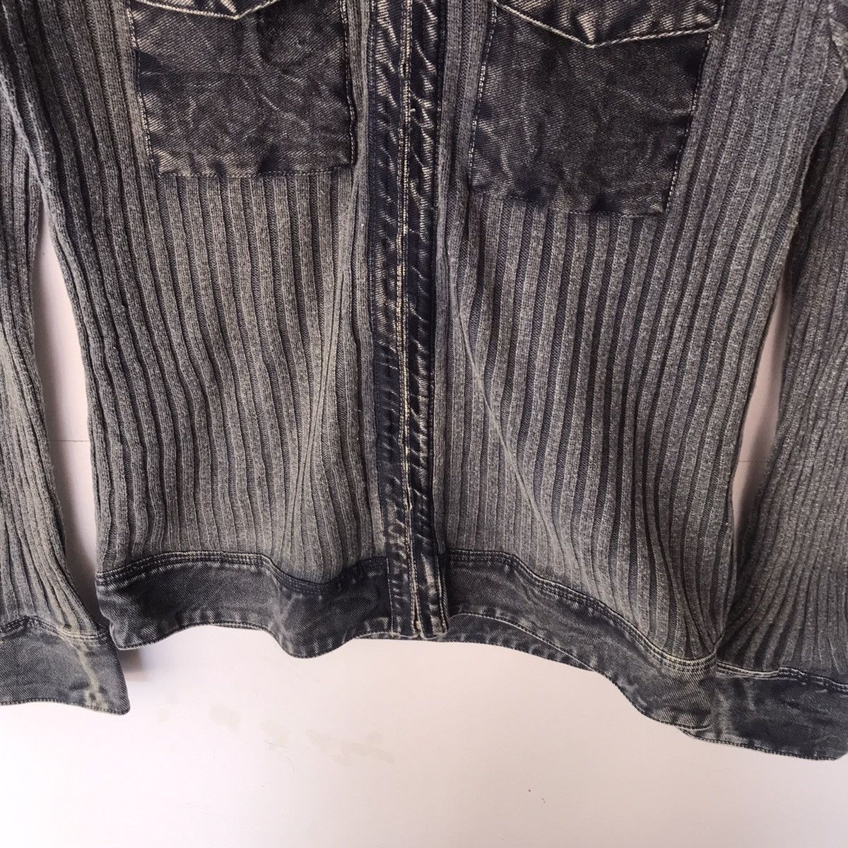 If Six Was Nine × Japanese Brand × Tornado Mart IY BASICS JAPANESE KNIT INDIGO PUNK WOMEN JACKET Size M / US 6-8 / IT 42-44 - 3 Thumbnail