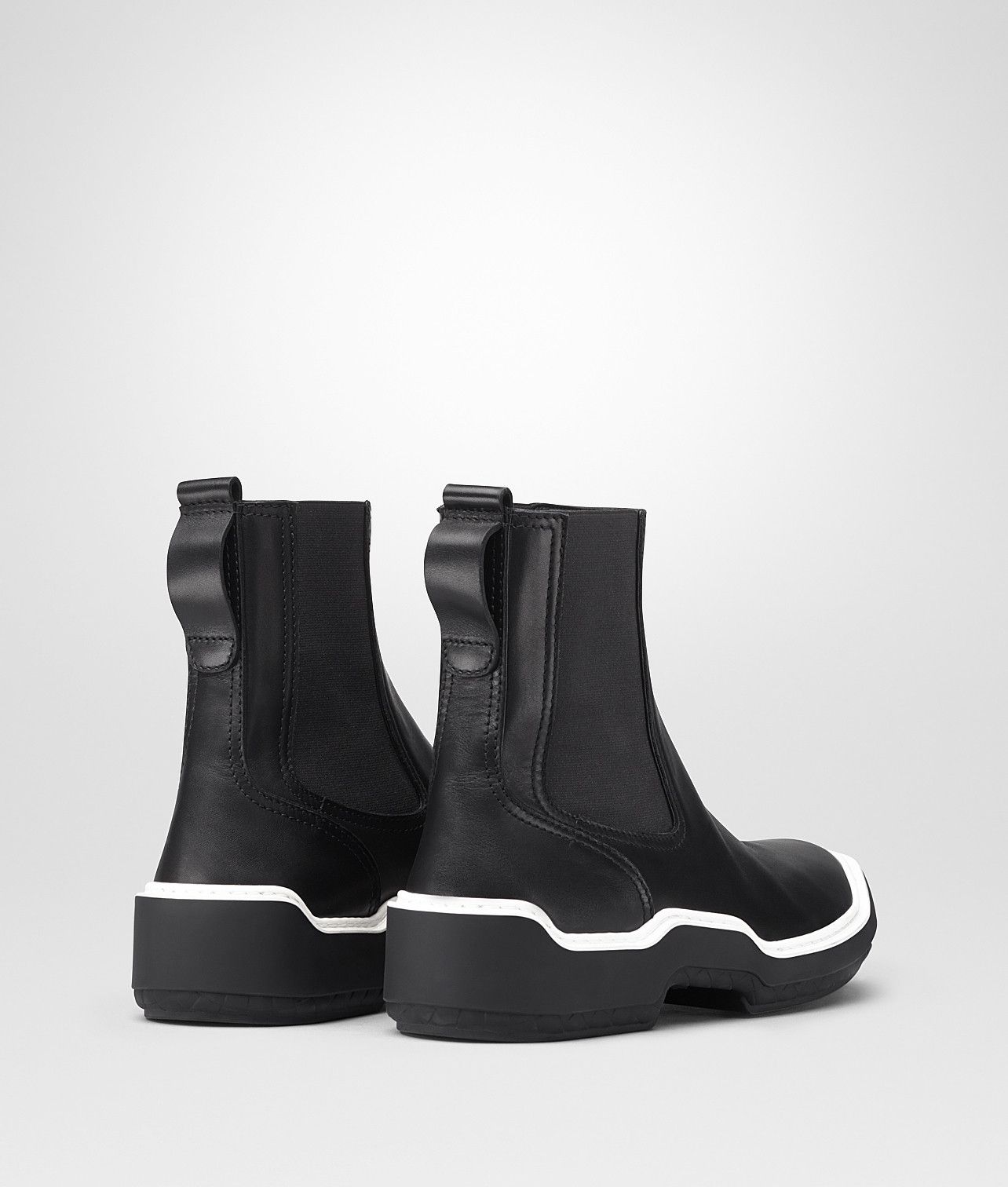 Bottega Veneta Bottega Veneta Ankle Boots Black White sz 40 Size US 7 / EU 40 - 4 Thumbnail