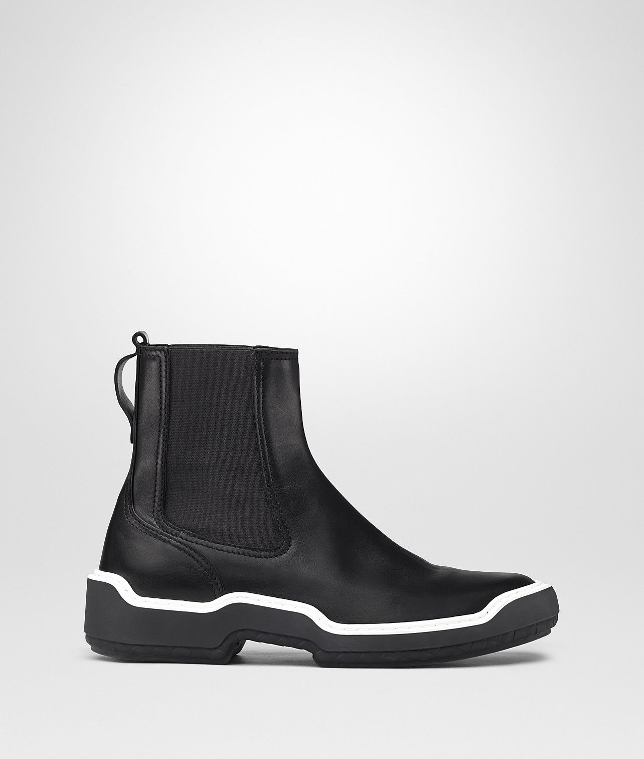 Bottega Veneta Bottega Veneta Ankle Boots Black White sz 40 Size US 7 / EU 40 - 2 Thumbnail