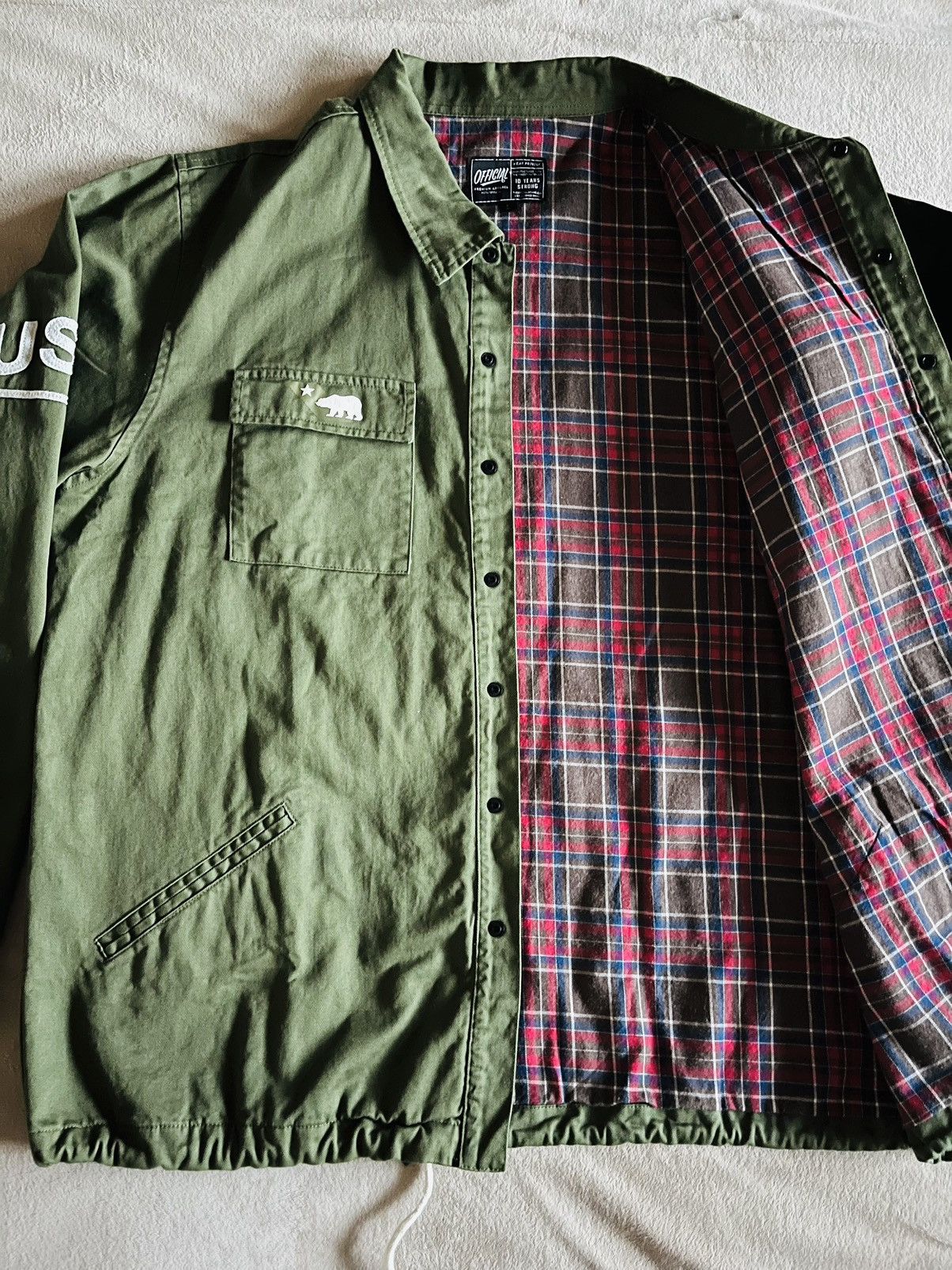 Other Official Surplus Work Shirt (Military Green) - Large Size US L / EU 52-54 / 3 - 3 Thumbnail