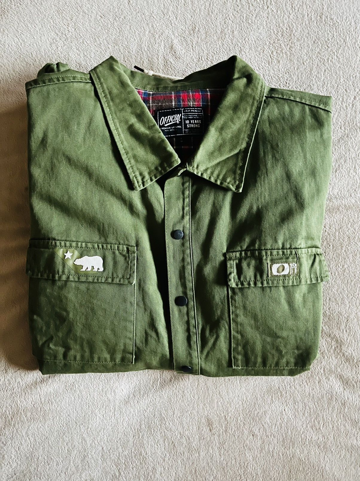 Other Official Surplus Work Shirt (Military Green) - Large Size US L / EU 52-54 / 3 - 1 Thumbnail