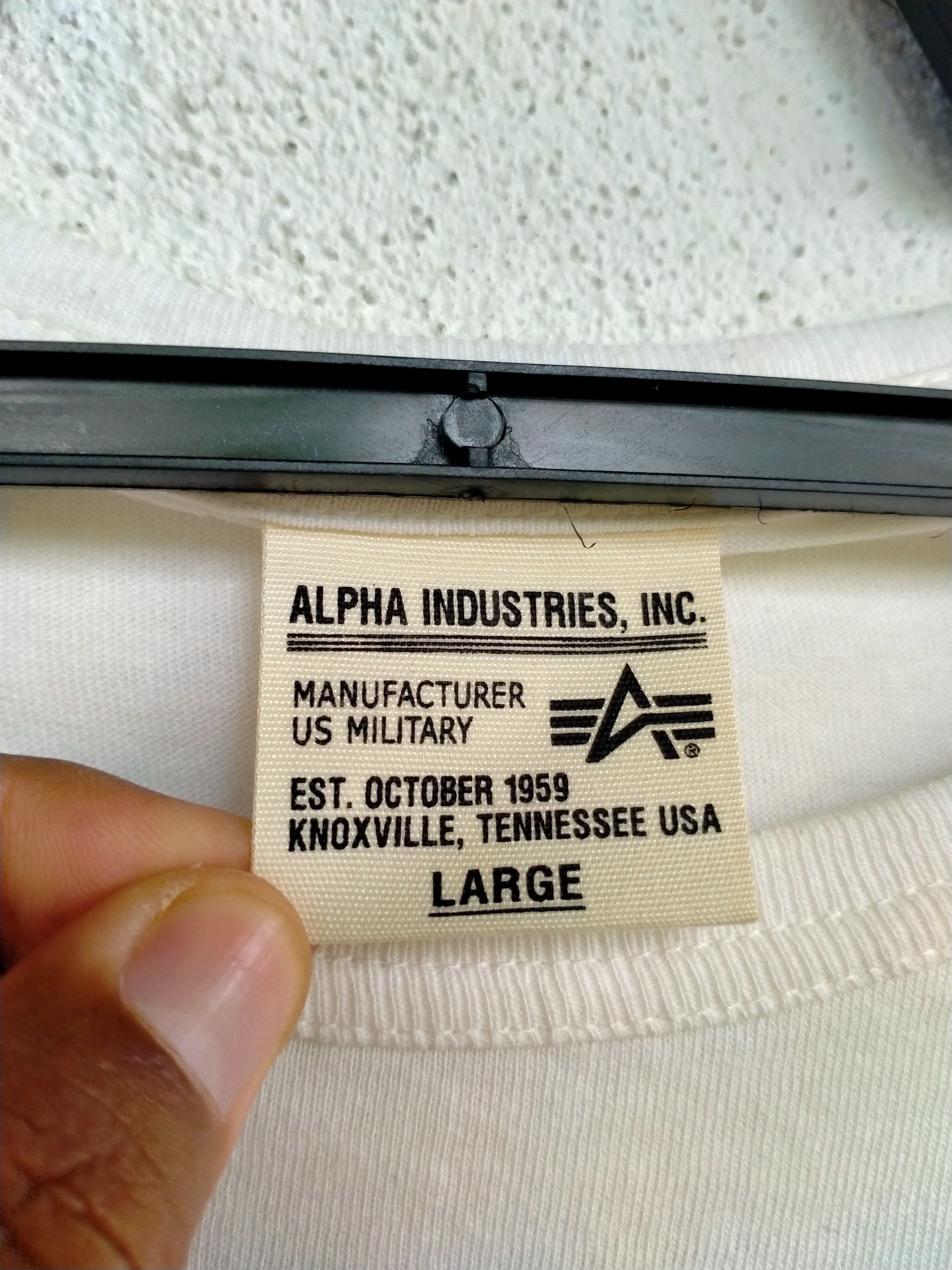 Alpha Industries Alpha industries military t-shirts Size US L / EU 52-54 / 3 - 7 Thumbnail