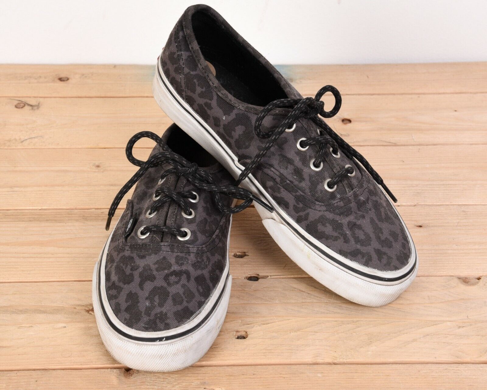 Vans Cheetah Print Trainers Shoes Sneakers Leopard Canvas Size US 7.5 / IT 37.5 - 2 Thumbnail