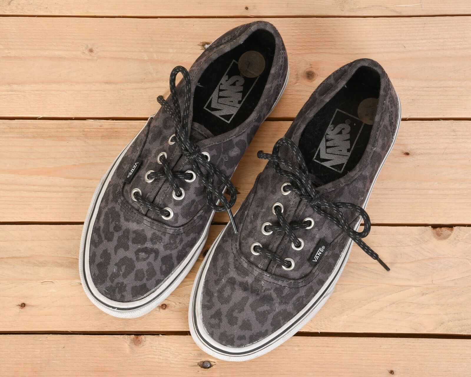 Vans Cheetah Print Trainers Shoes Sneakers Leopard Canvas Size US 7.5 / IT 37.5 - 5 Thumbnail
