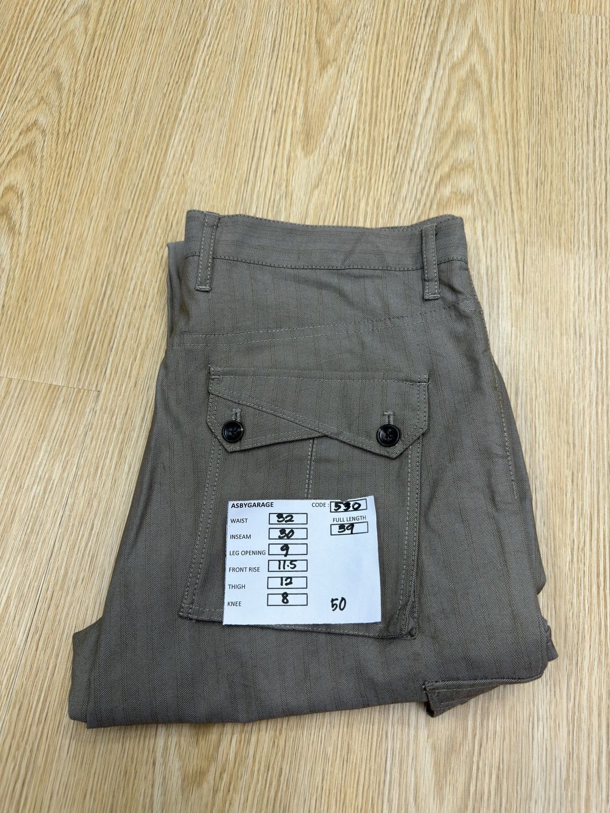 Designer × Michel Klein Michel Klein Flare Cargo Pant Size 32 J530 Size US 32 / EU 48 - 8 Thumbnail