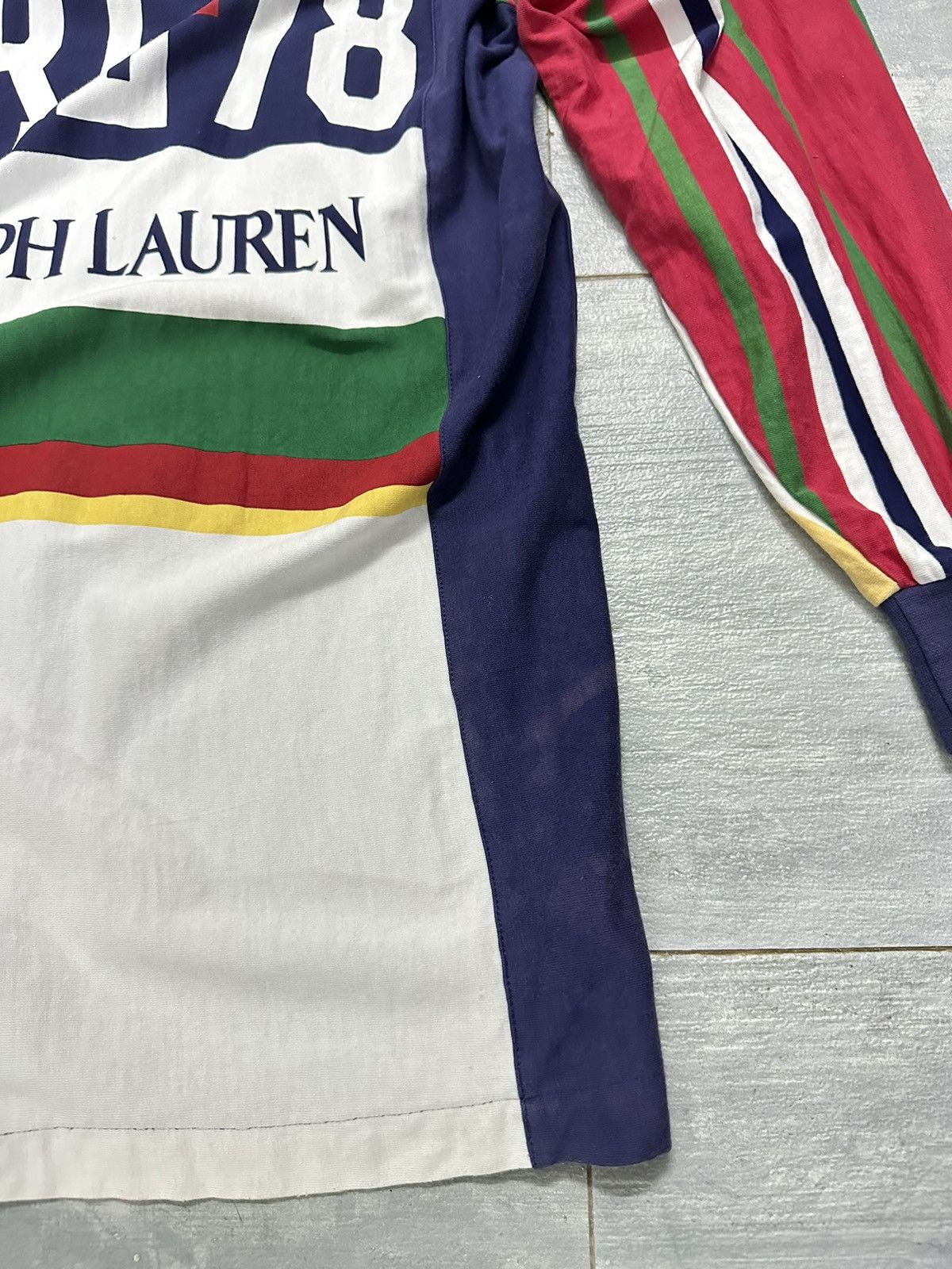 Polo Ralph Lauren VTG Chaps CRL-78 Faded Polo Shirts Size US M / EU 48-50 / 2 - 2 Thumbnail
