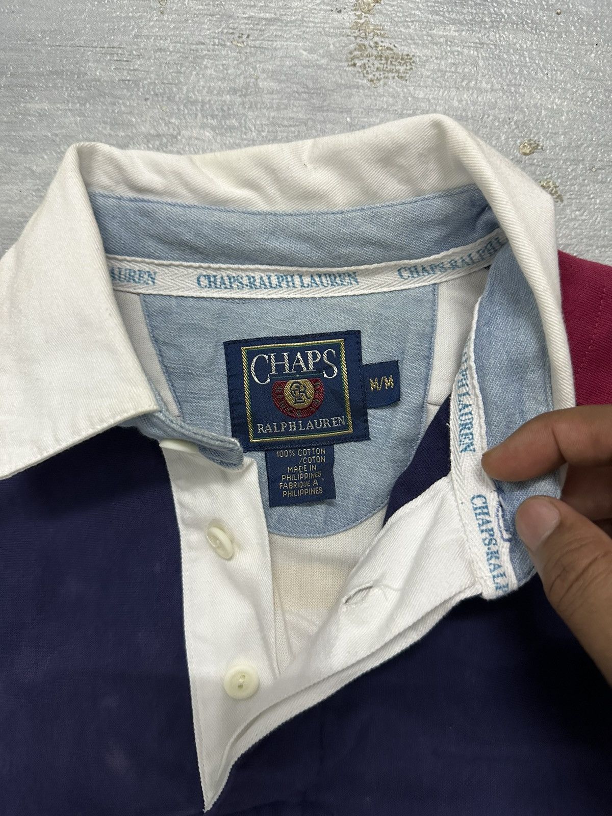 Polo Ralph Lauren VTG Chaps CRL-78 Faded Polo Shirts Size US M / EU 48-50 / 2 - 8 Thumbnail