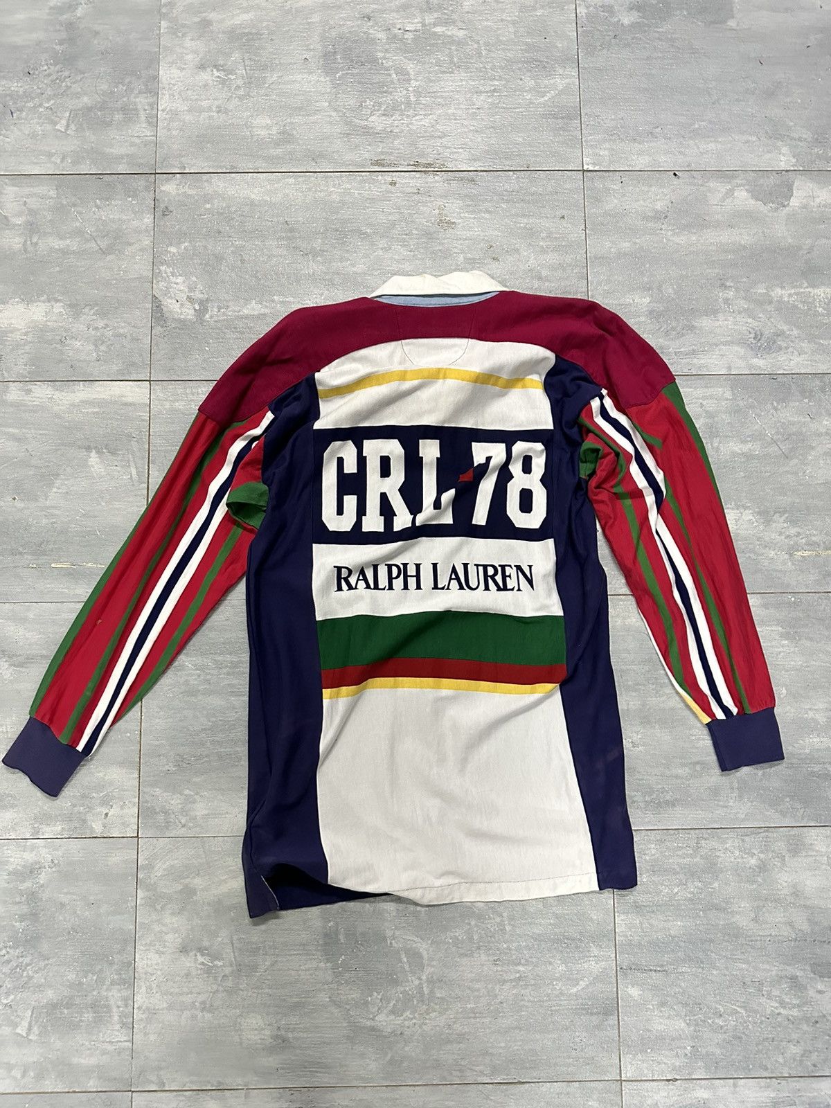 Polo Ralph Lauren VTG Chaps CRL-78 Faded Polo Shirts Size US M / EU 48-50 / 2 - 1 Thumbnail