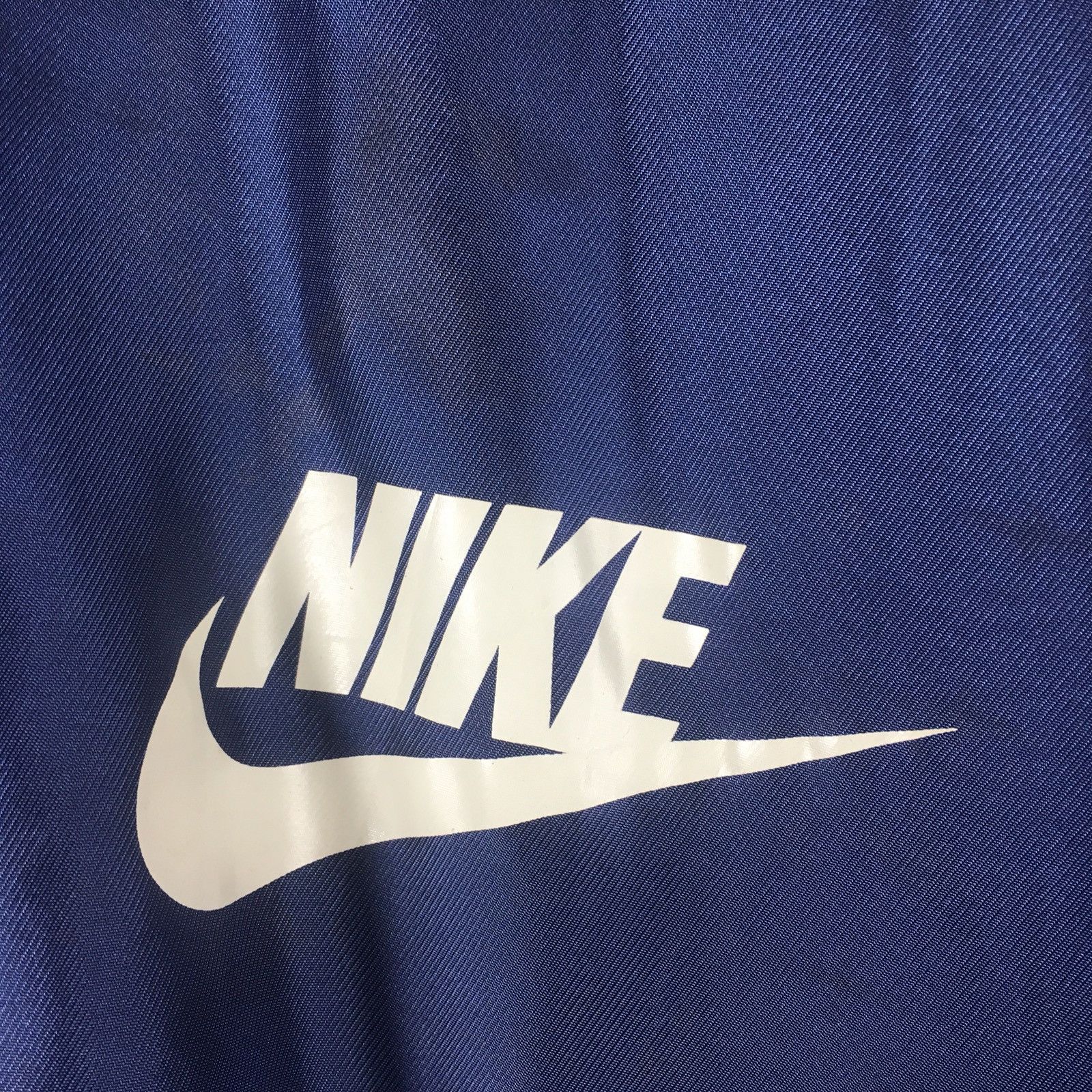 Nike Vintage nike swoosh Big logo long jacket armpit 24x36 Size US L / EU 52-54 / 3 - 6 Thumbnail