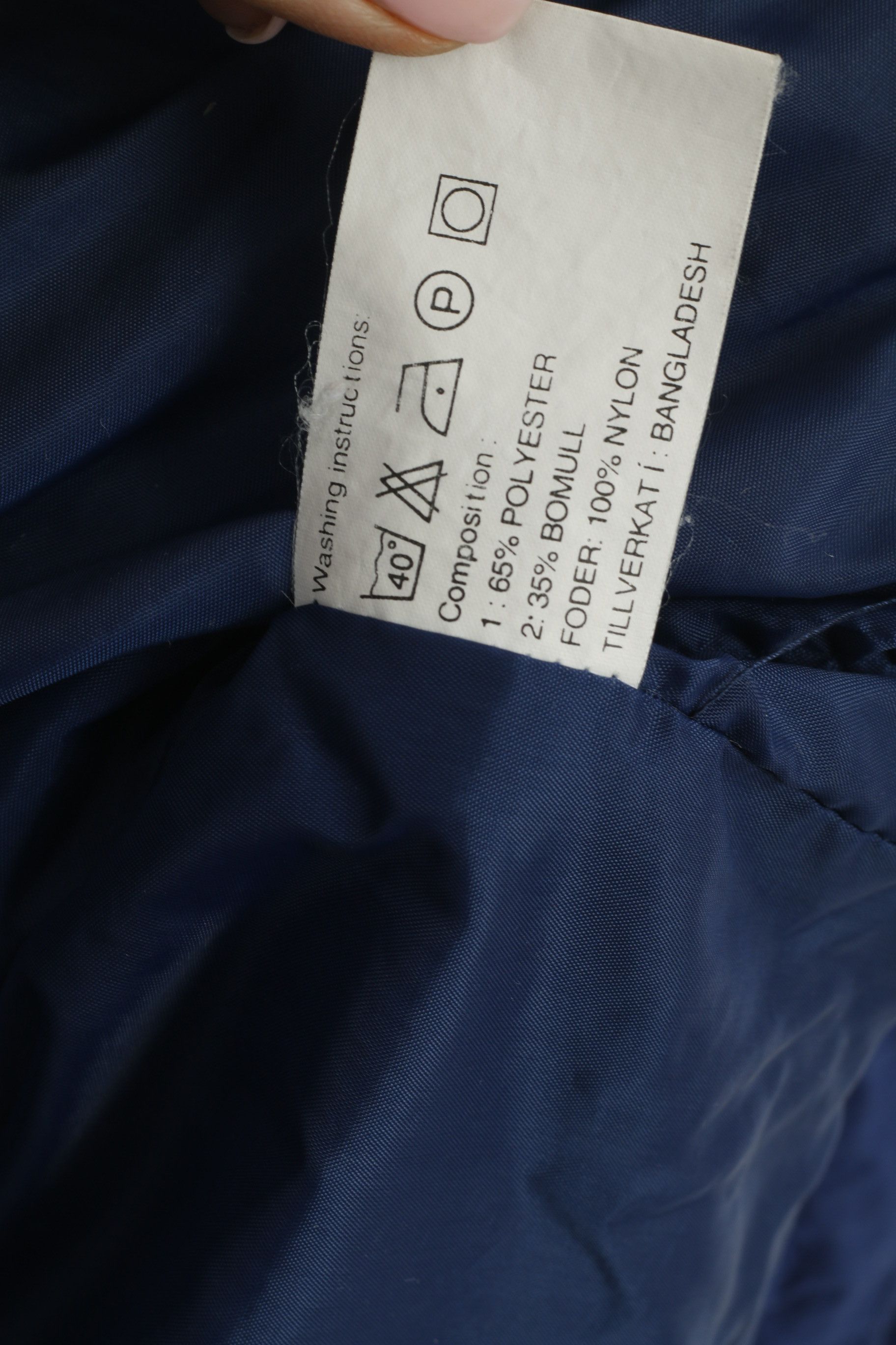 Vintage Bouviac Sportswear Mens XL Jacket Navy Vintage 5522 Size US XL / EU 56 / 4 - 6 Thumbnail
