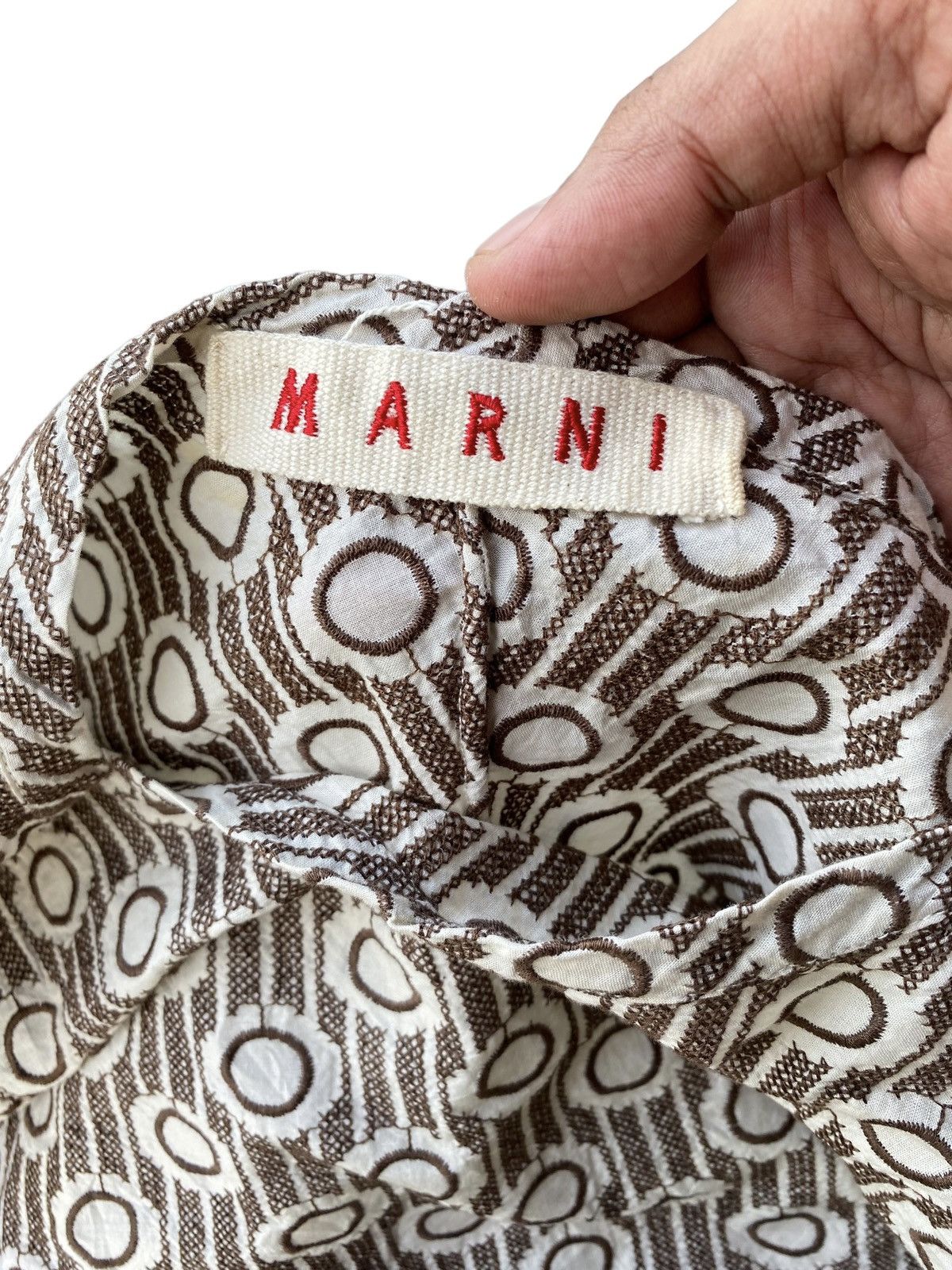 Marni Marni Polka Dot Crop Blouse Size S / US 4 / IT 40 - 7 Thumbnail