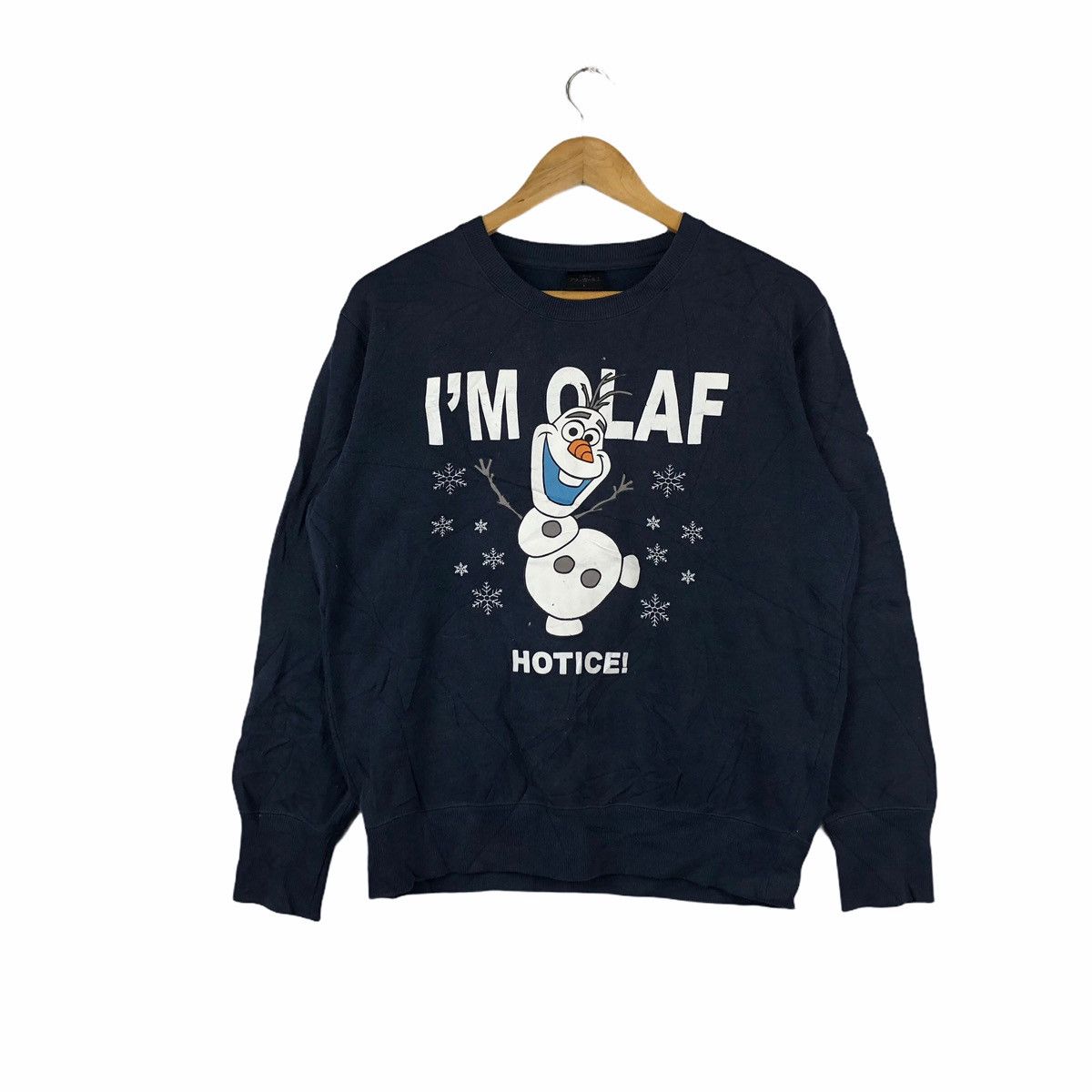 DISNEY I’M OLAF FROZEN SWEATSHIRT WALT CARTOON NETWORKS