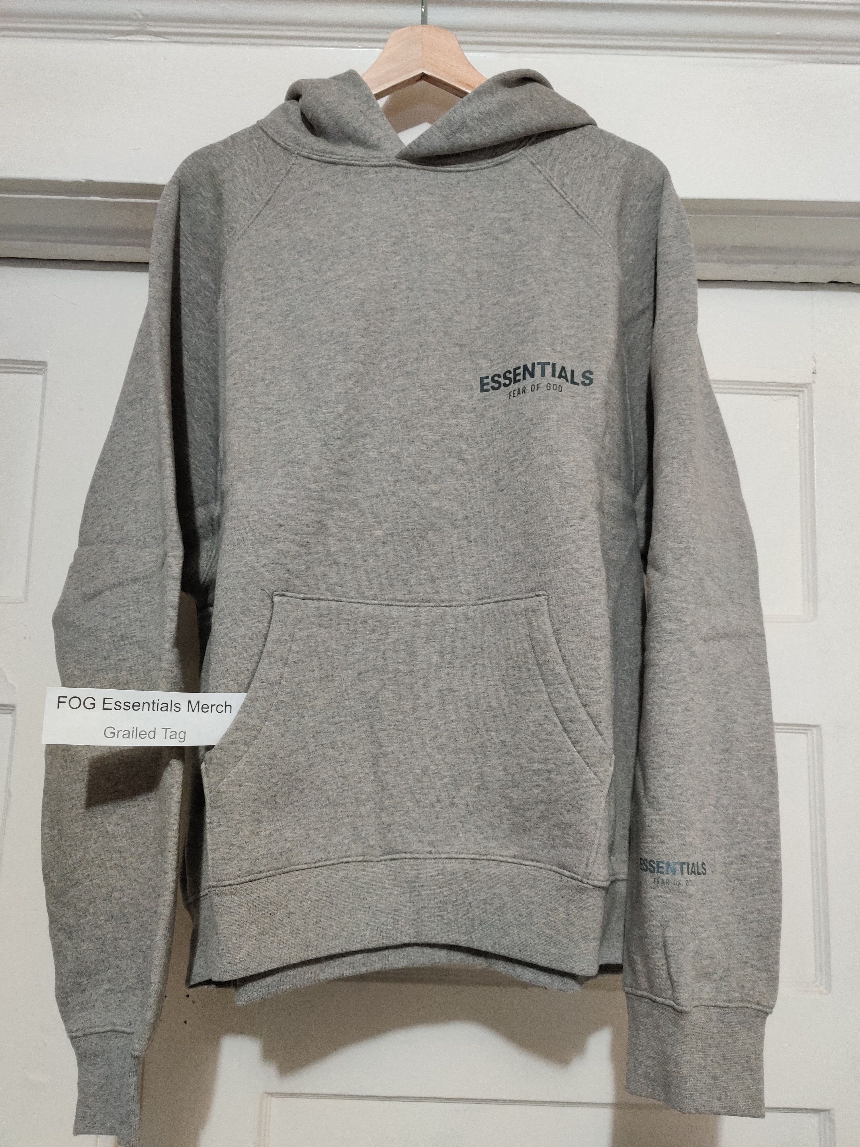 Essentials Grey Pullover Hoodie