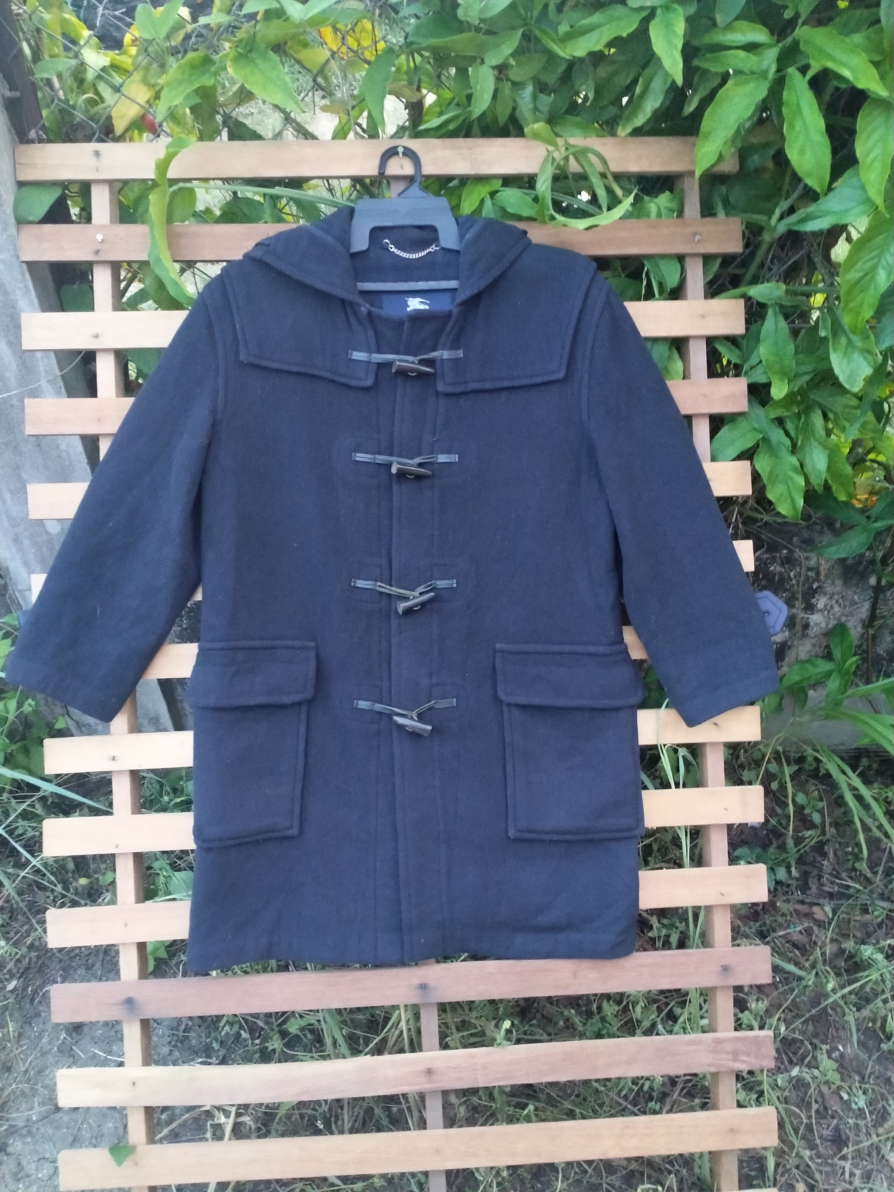 Burberry BURBERRY WOOL DUFFLE COAT Size US M / EU 48-50 / 2 - 2 Thumbnail