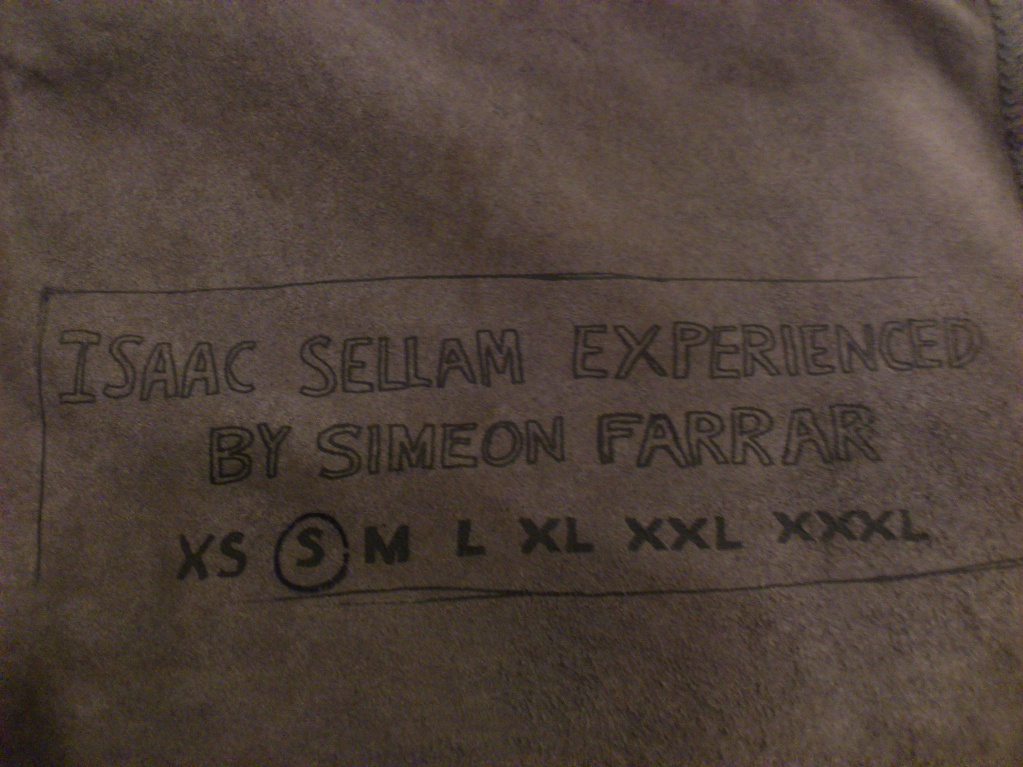 Isaac Sellam Experience Screen Print Leather Tee Sz S Size US S / EU 44-46 / 1 - 4 Thumbnail