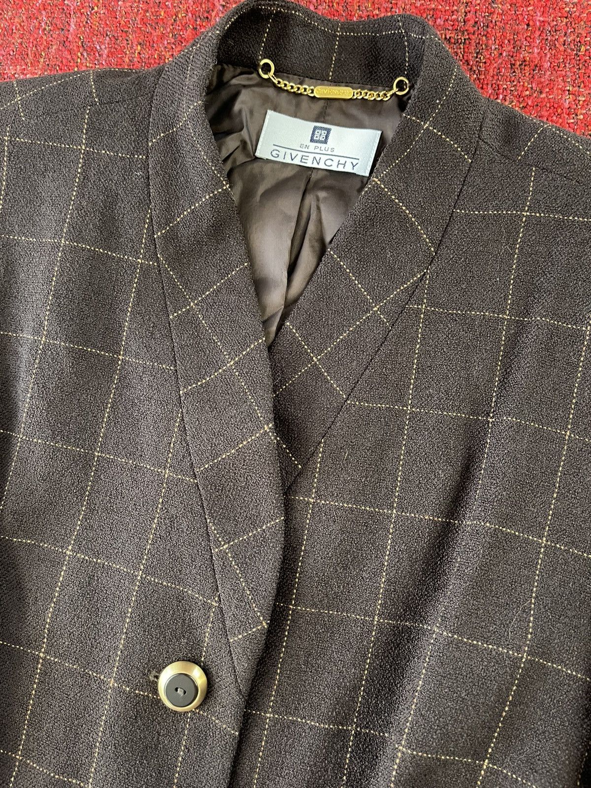 Givenchy × Vintage Givenchy 90s vintage wool blazer Size XL / US 12-14 / IT 48-50 - 1 Thumbnail