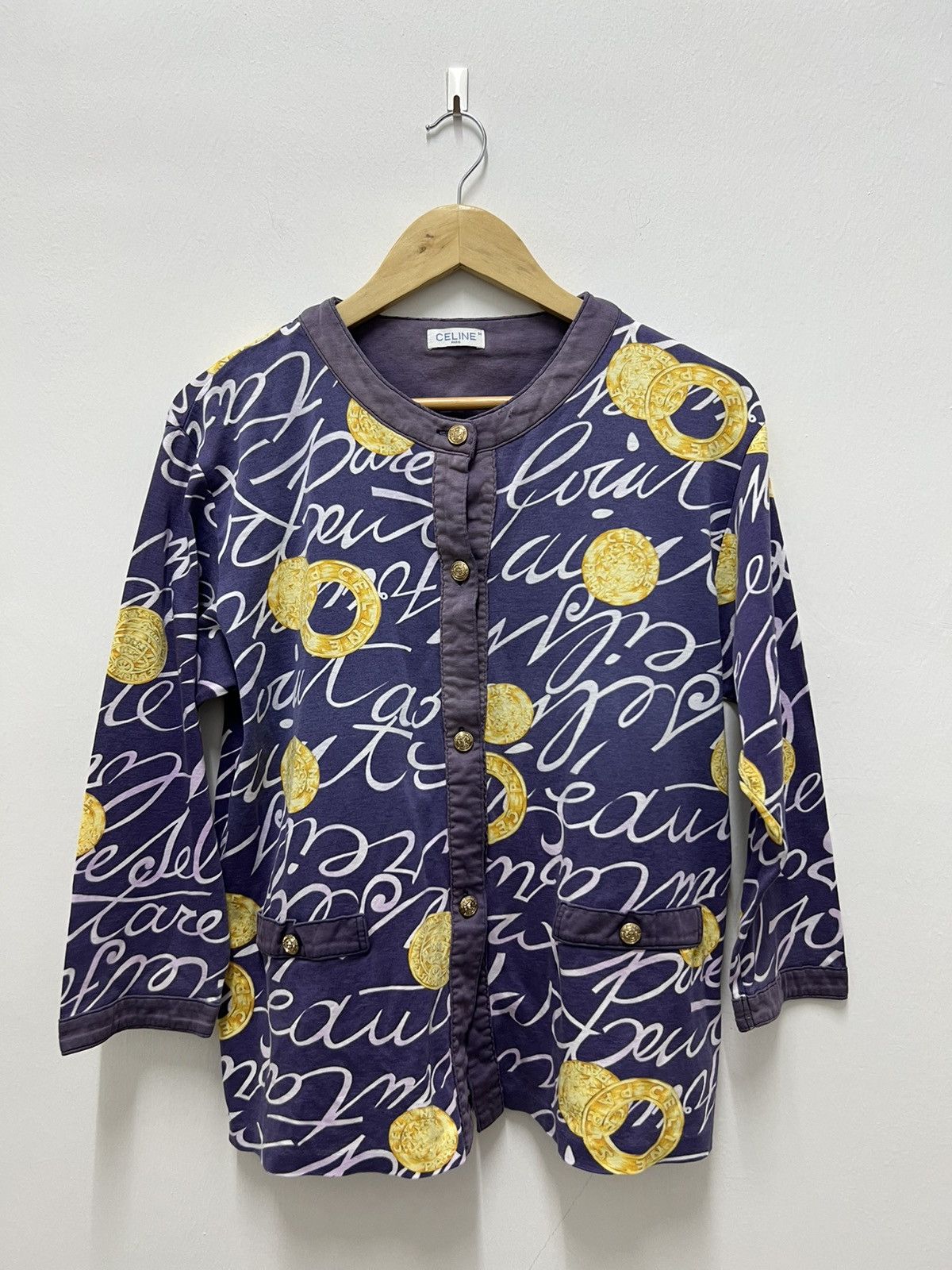 Celine Overprint Longsleeve Shirt