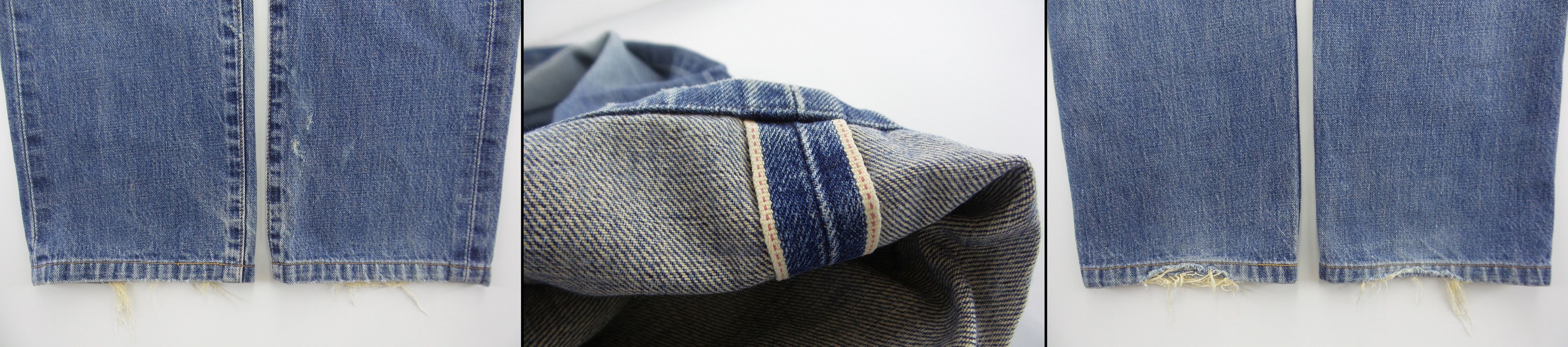 Japanese Brand × Levi's DISTRESSED Levi's 502 Big E Selvedge Jeans W28xL39.5 Size US 28 / EU 44 - 5 Thumbnail