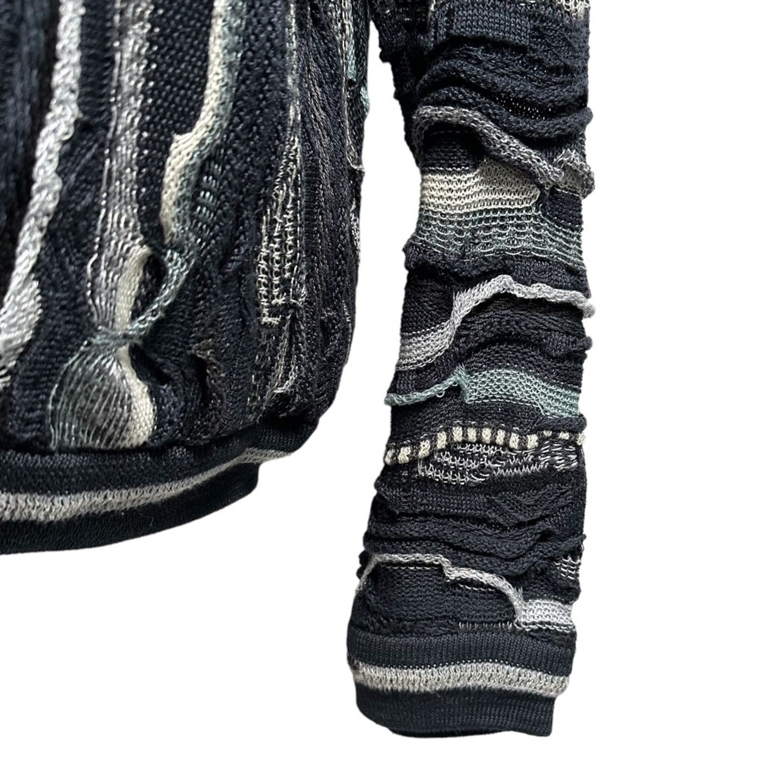 Coogi Coogi Full Zip Sweater Blue Gray Black Australia Vintage M Size US M / EU 48-50 / 2 - 6 Thumbnail