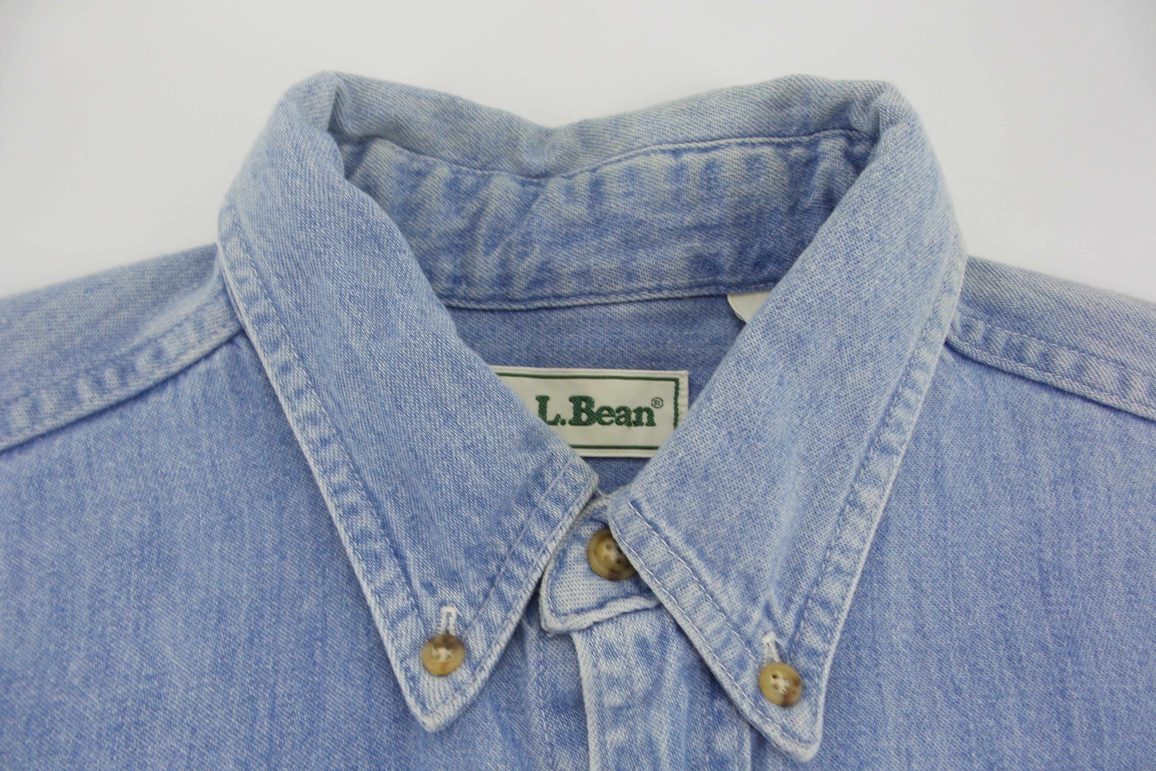 L.L. Bean × Vintage L.L. Bean Single Pocket Button Ups Shirts Size US M / EU 48-50 / 2 - 2 Thumbnail