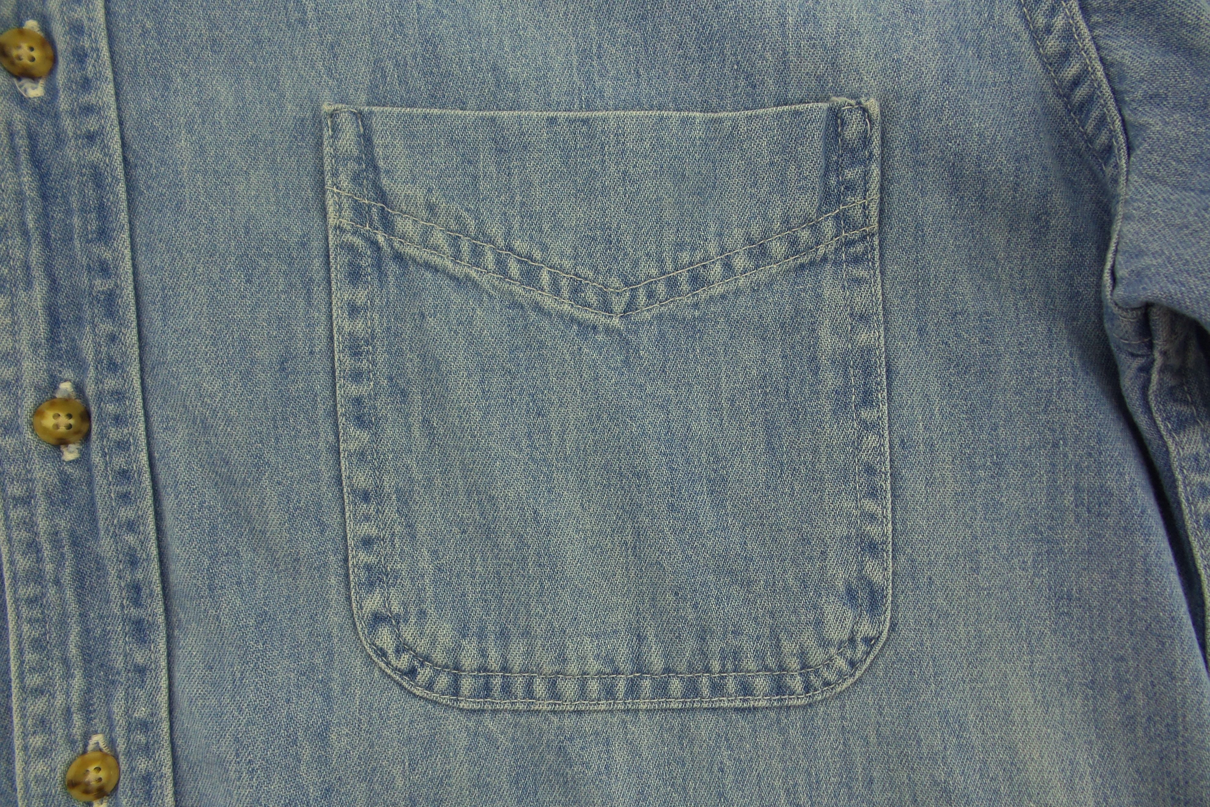 L.L. Bean × Vintage L.L. Bean Single Pocket Button Ups Shirts Size US M / EU 48-50 / 2 - 4 Thumbnail