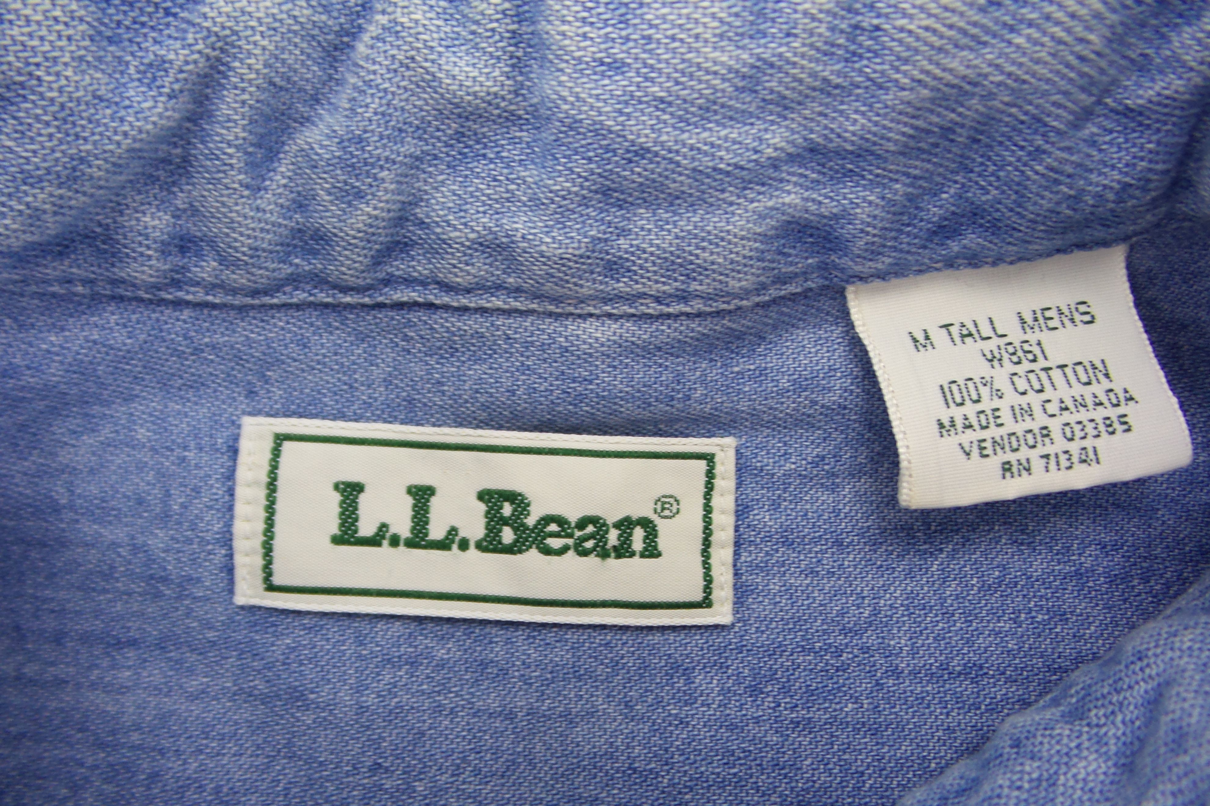 L.L. Bean × Vintage L.L. Bean Single Pocket Button Ups Shirts Size US M / EU 48-50 / 2 - 3 Thumbnail