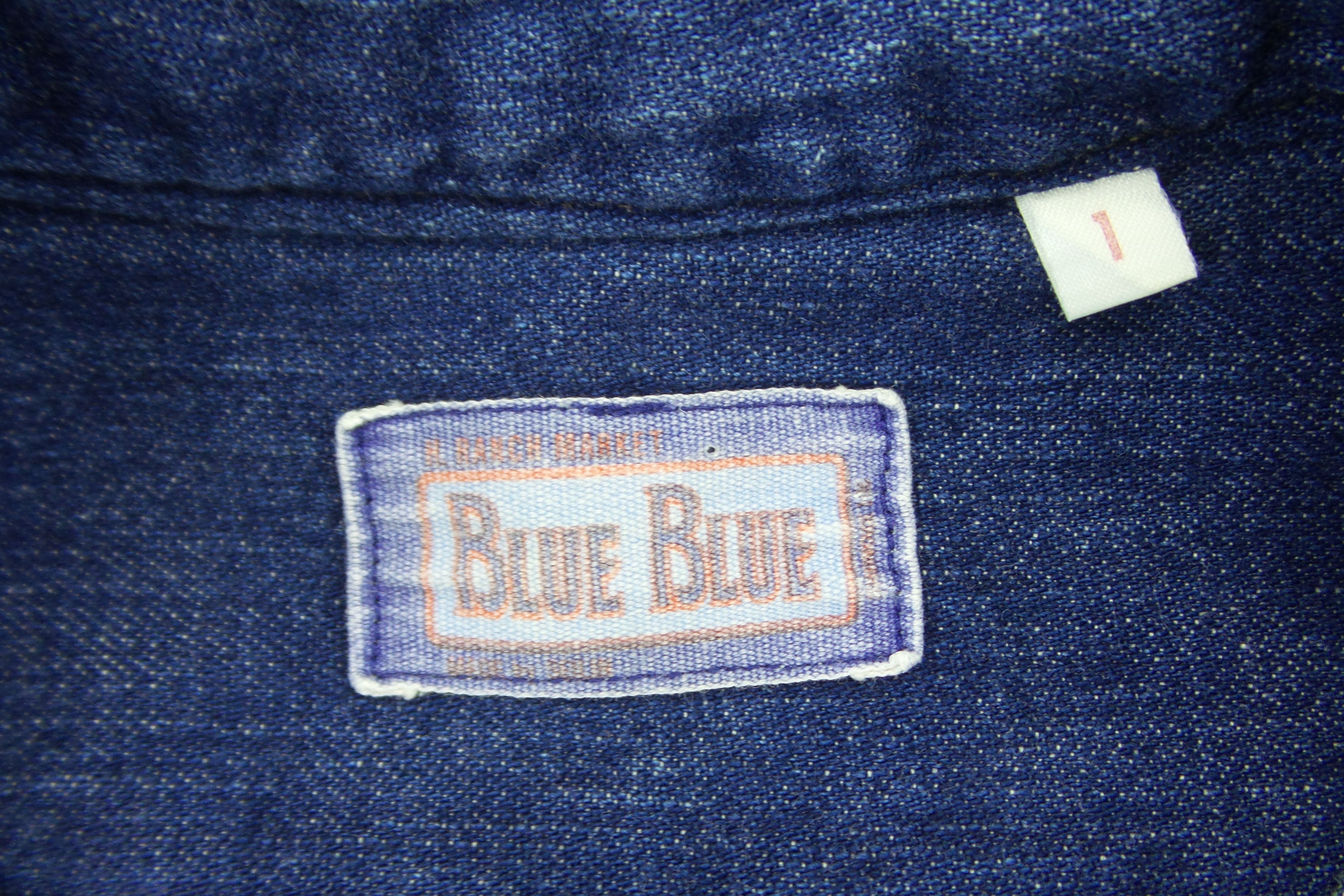 Blue Blue Japan × Japanese Brand Blue Blue Japan Indigo Button Ups Shirts Size US S / EU 44-46 / 1 - 3 Thumbnail