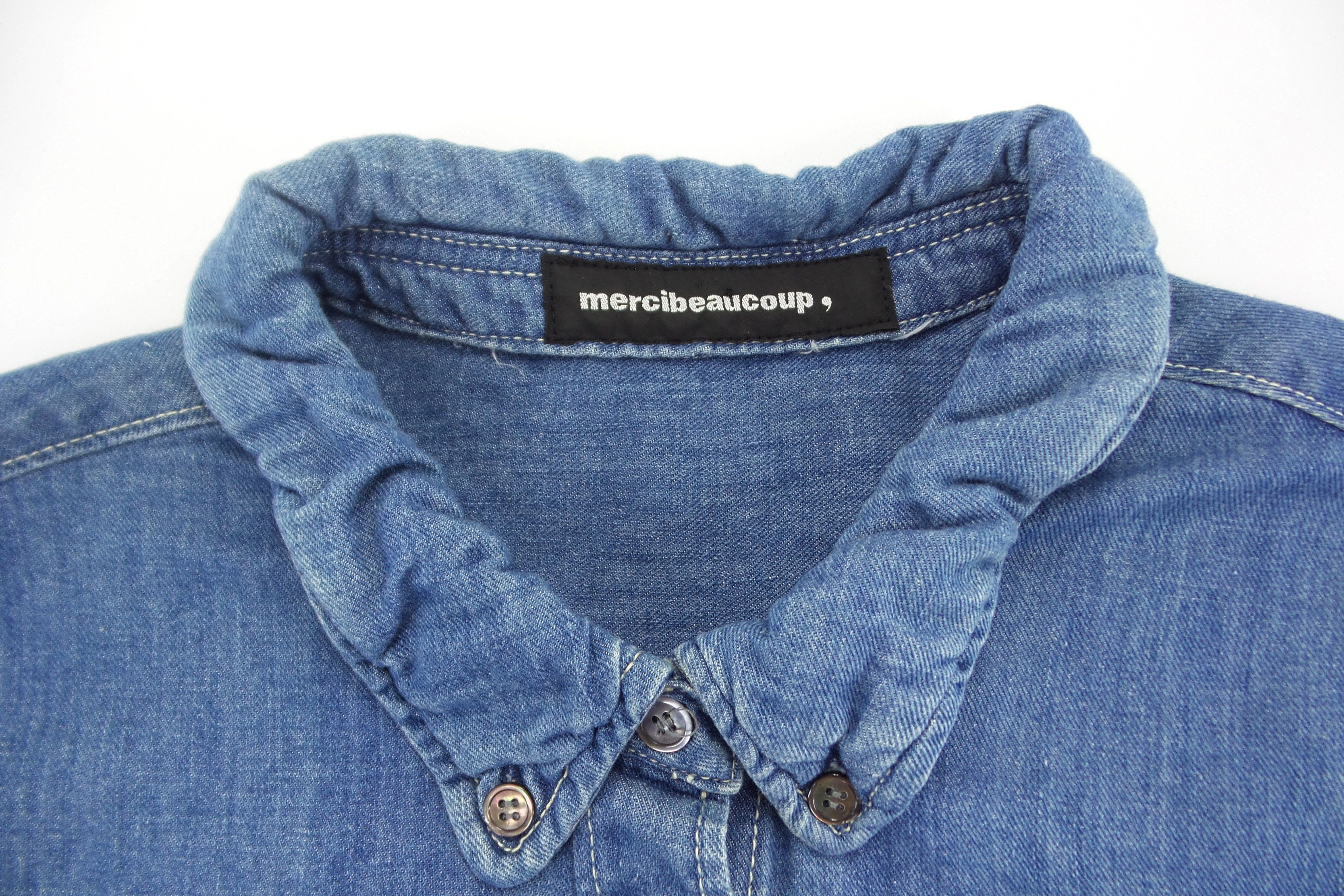 Japanese Brand × mercibeaucoup FOR HER Mercibeaucoup Button Ups Denim Shirts Size US S / EU 44-46 / 1 - 2 Thumbnail
