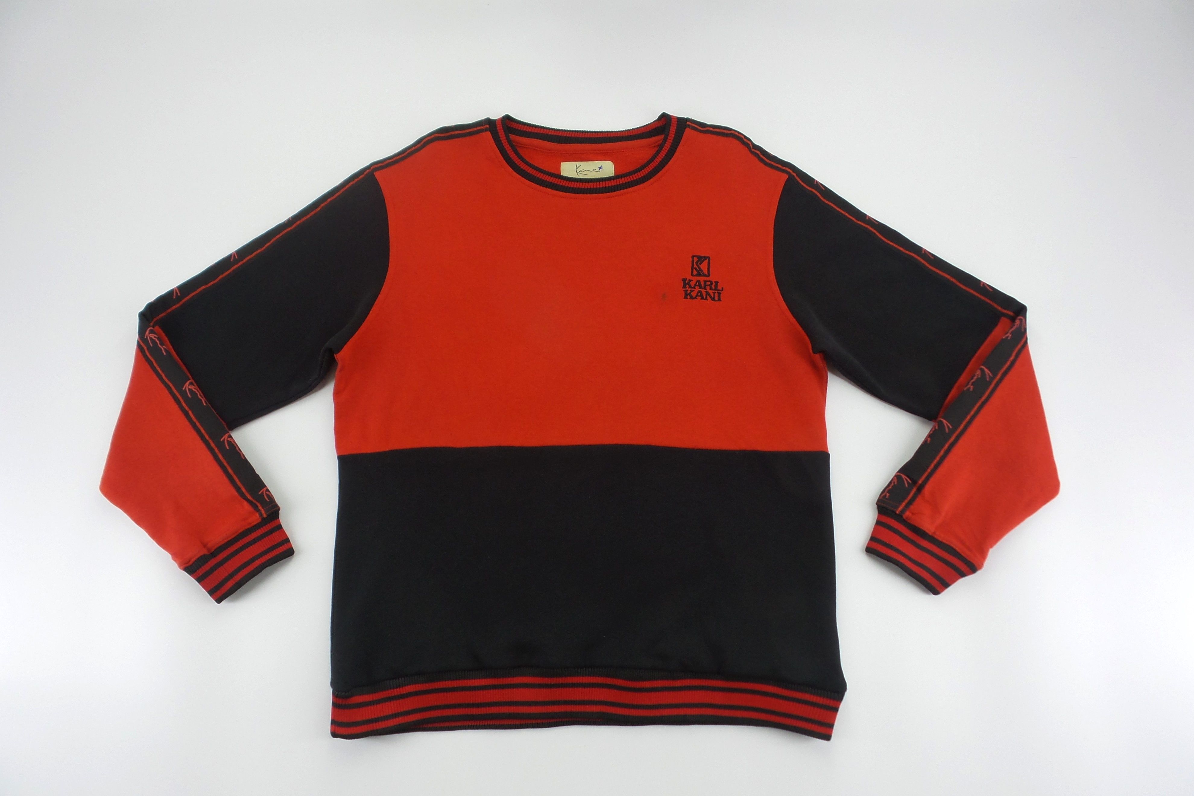 Karl Kani × Rap Tees Karl Kani Small Logo Side Tape Sweatshirts Size US XL / EU 56 / 4 - 1 Thumbnail