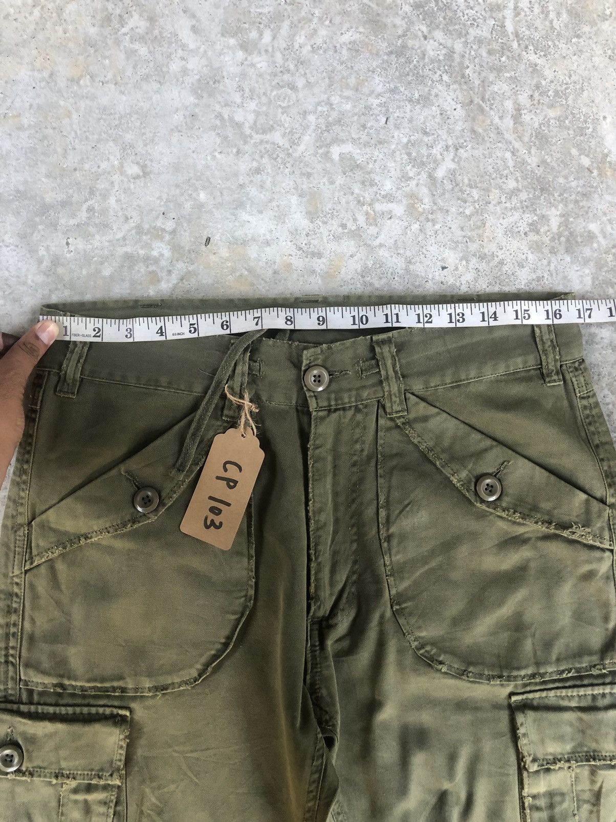 Seditionaries Over Whelm Cargo Pants Tactical Multipocket Distressed Pants Size US 33 - 14 Thumbnail