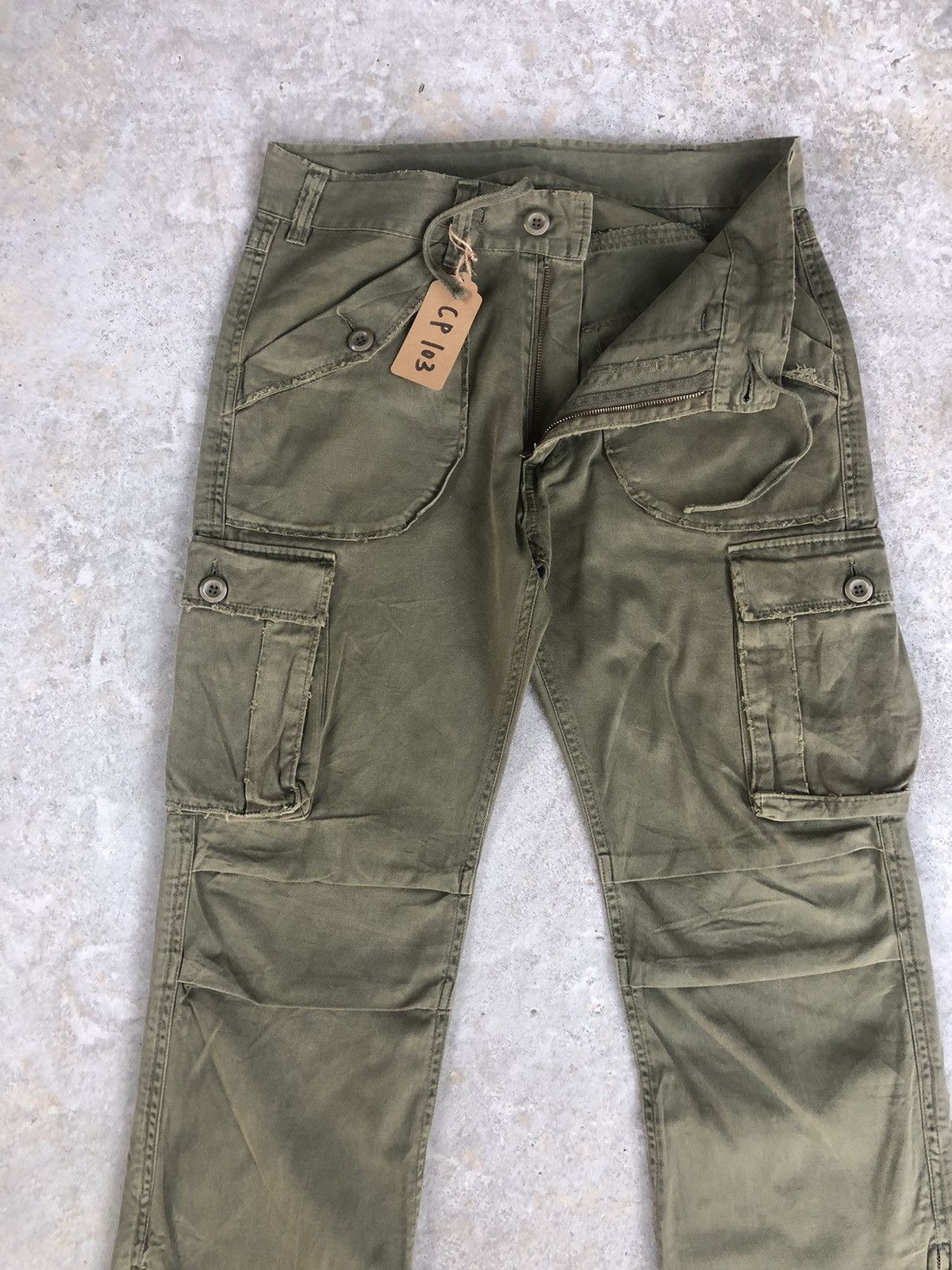 Seditionaries Over Whelm Cargo Pants Tactical Multipocket Distressed Pants Size US 33 - 3 Thumbnail