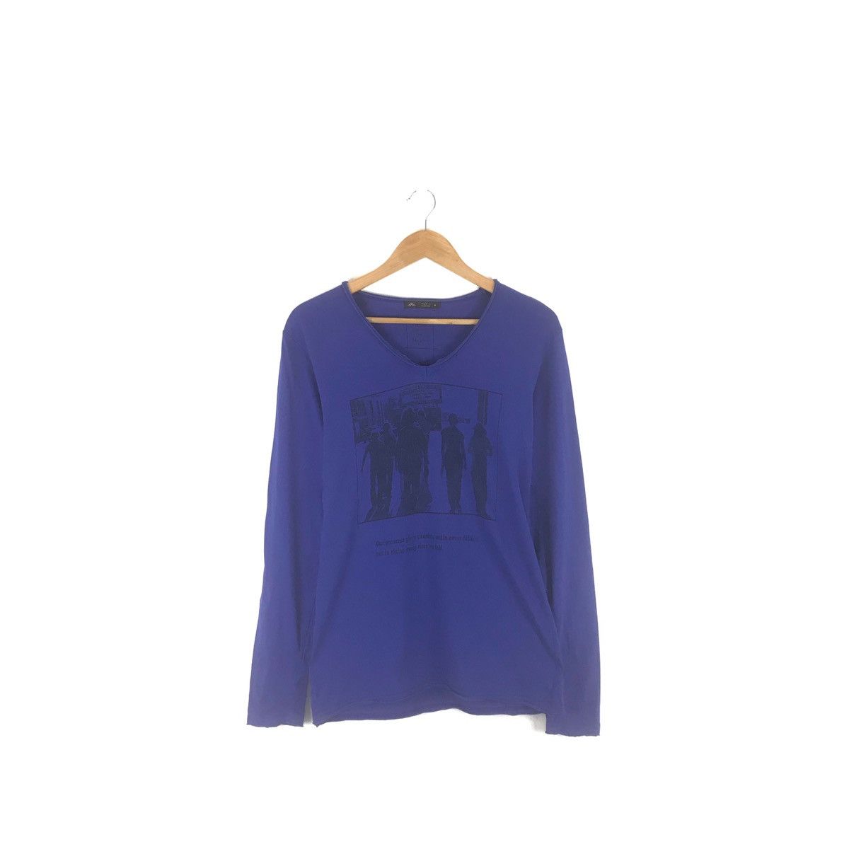 Japanese Brand × Melrose Japanese Brand Melrose LongSleeve Tee Size US S / EU 44-46 / 1 - 1 Thumbnail
