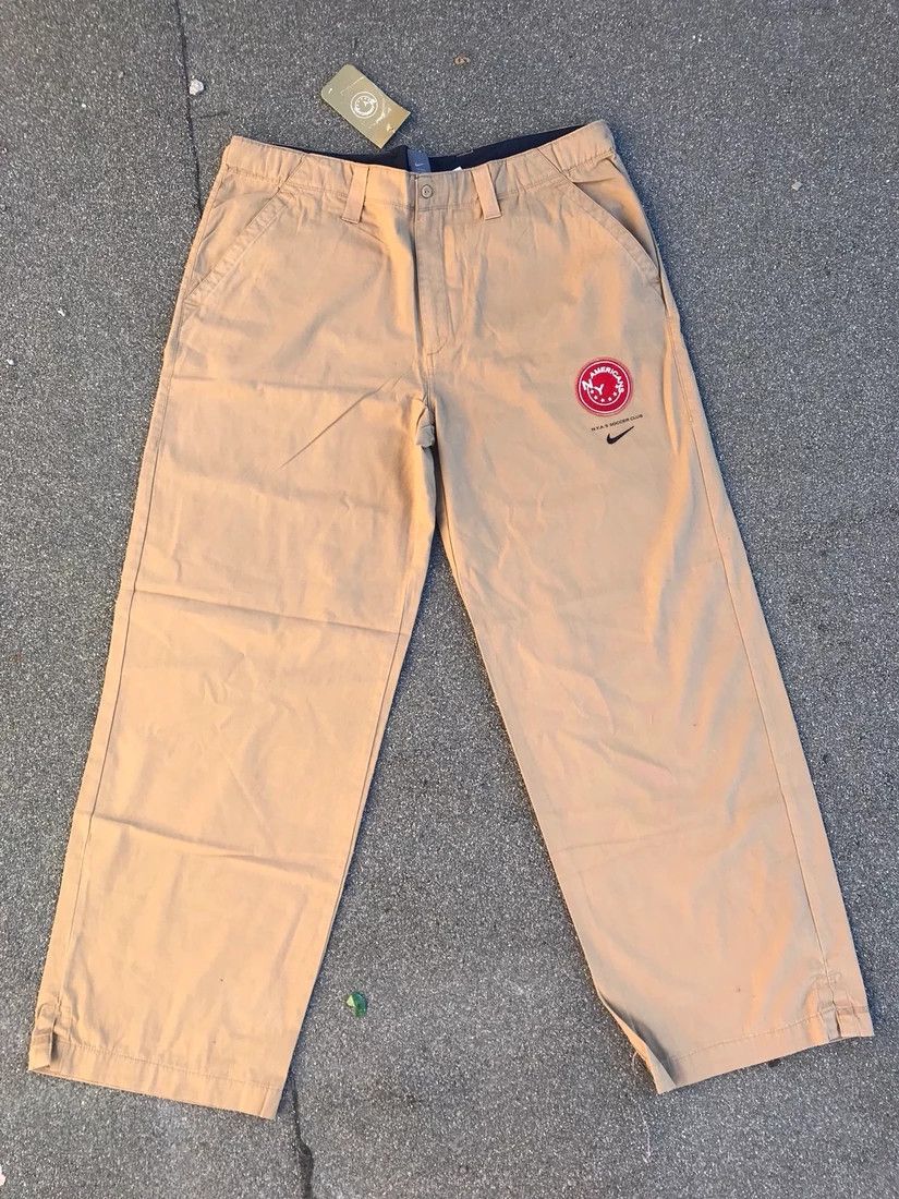 Nike Vintage DS Casual Pants Nike N.Y.A.S Soccer 2004 Size US 34 / EU 50 - 1 Thumbnail