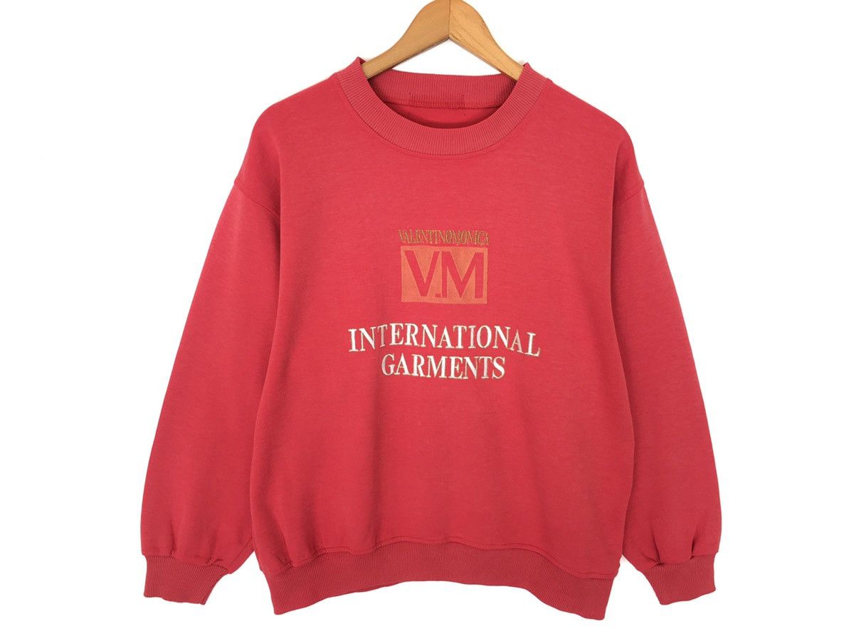 Valentino Monica Spellout Embroidery Sweatshirt