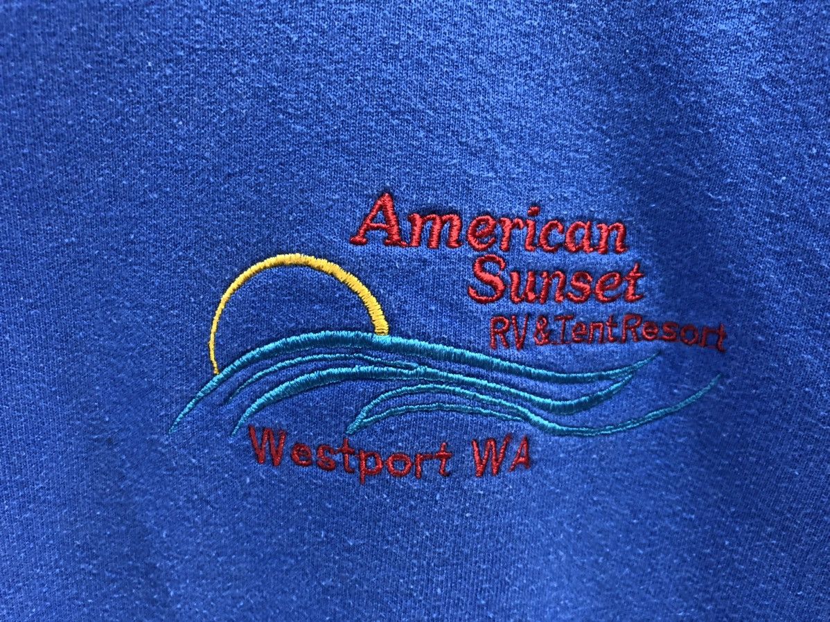 Vintage American Sunset Westport Sweatshirt Size US L / EU 52-54 / 3 - 3 Thumbnail
