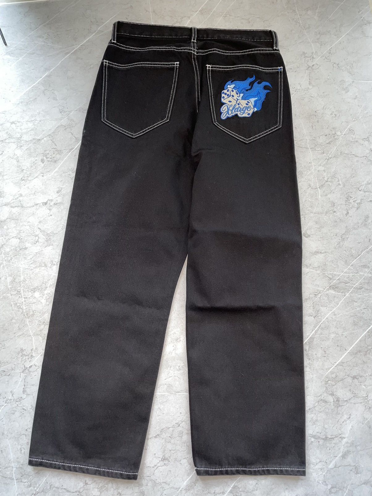 Xlarge UNWORN* X-LARGE dice patch denim Size US 30 / EU 46 - 3 Thumbnail