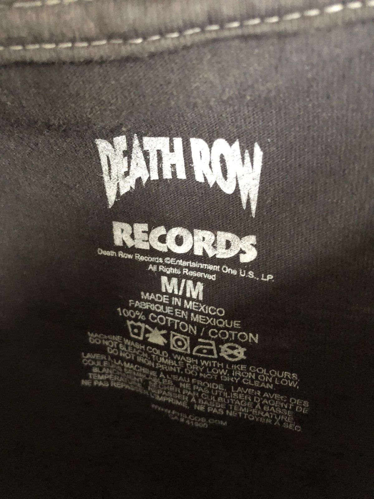 Rap Tees NEW DEATH ROW records rap HipHop Size US M / EU 48-50 / 2 - 3 Thumbnail