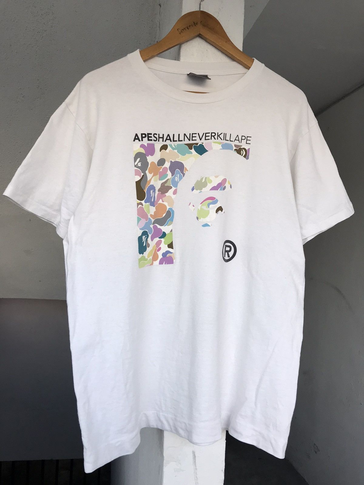 Vintage Bape Multicolor Abc Camo Robin