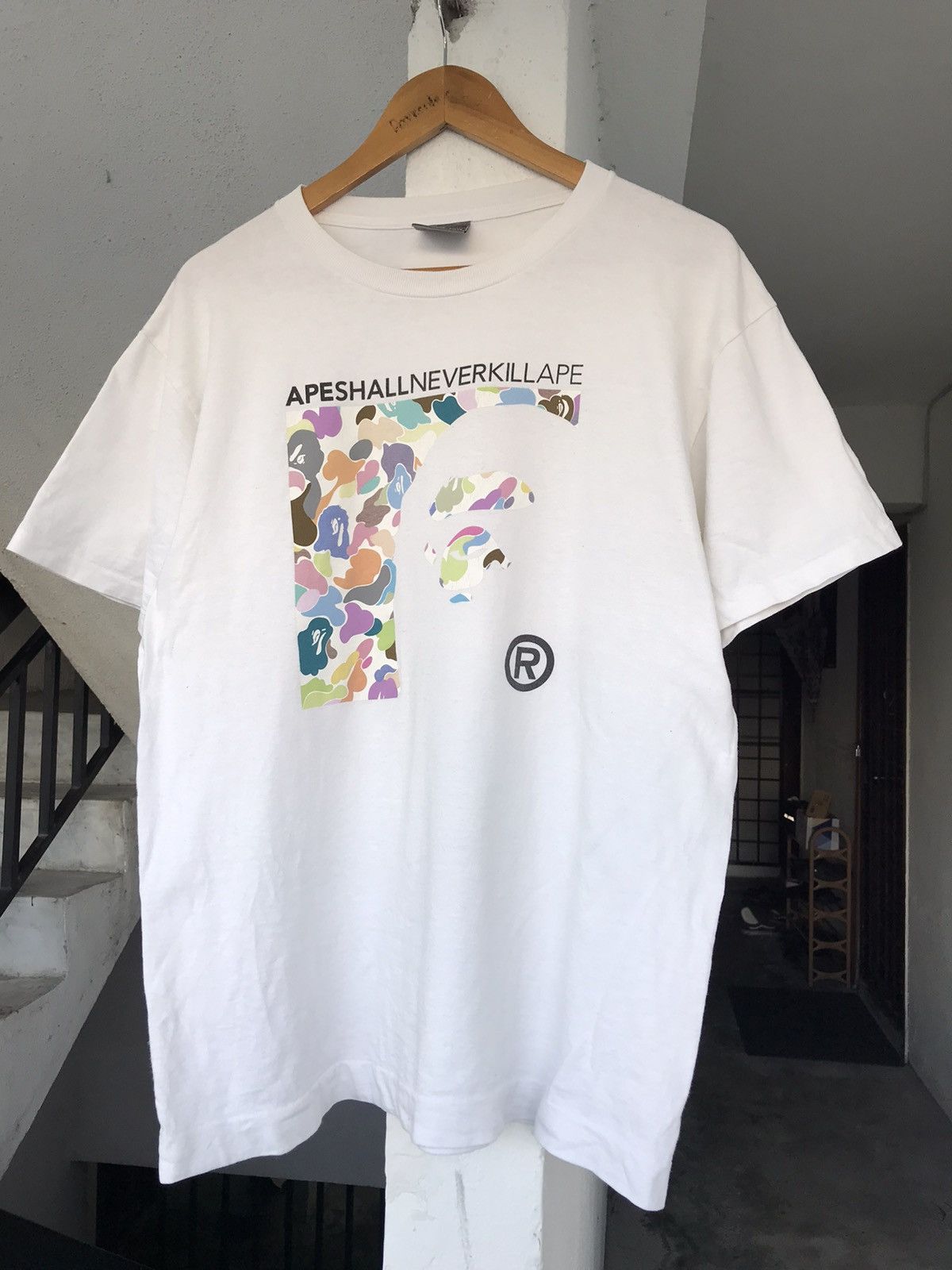 Vintage Bape Multicolor Abc Camo Robin