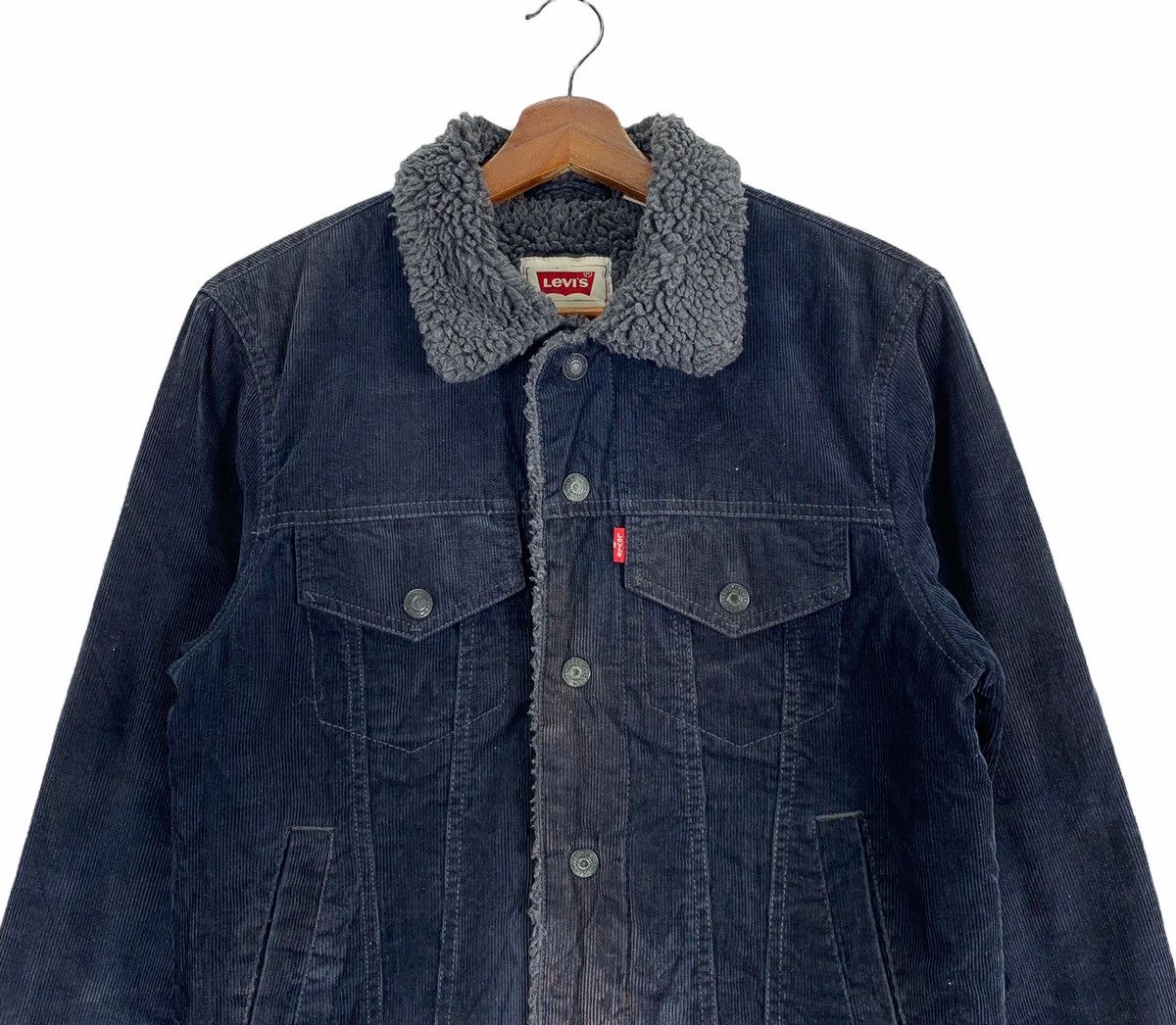 Levi's × Levi's Made & Crafted × Vintage VINTAGE LEVIS CORDUROY SHERPA JACKET Size US S / EU 44-46 / 1 - 3 Thumbnail
