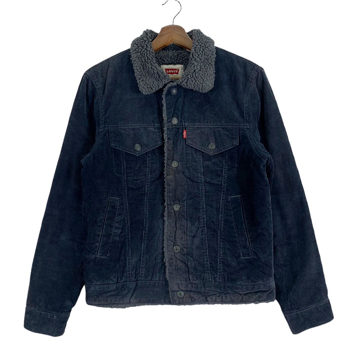 Levi's × Levi's Made & Crafted × Vintage VINTAGE LEVIS CORDUROY SHERPA JACKET Size US S / EU 44-46 / 1 - 1 Thumbnail