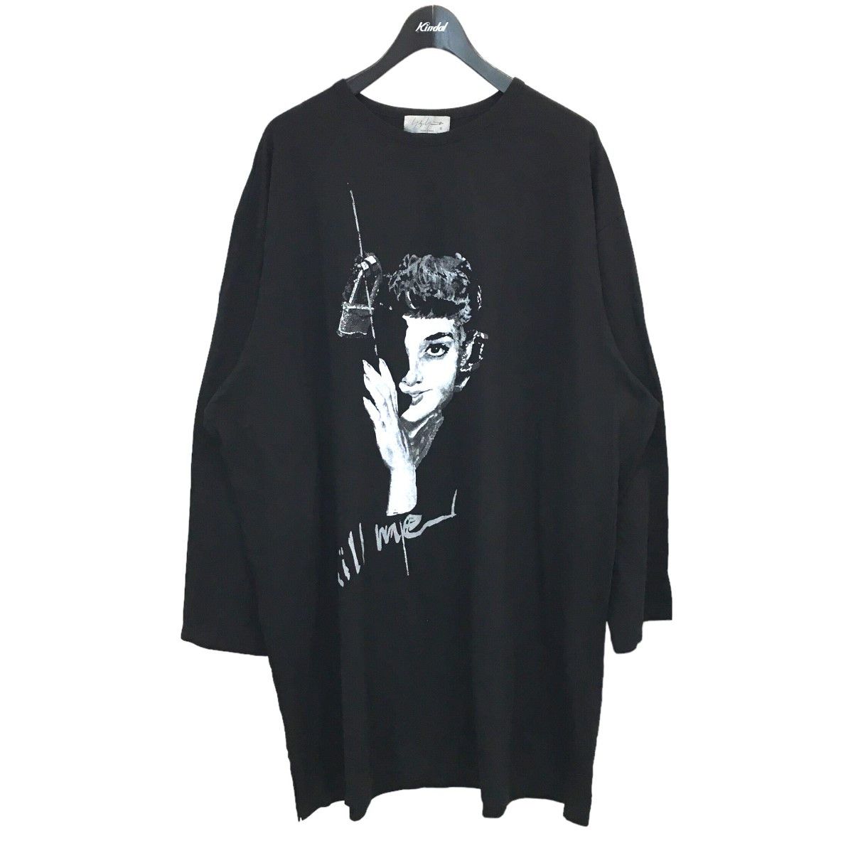 Yohji Yamamoto Let me eat you Tシャツ Yohji Yamamoto Yohji Yamamoto Let Me Eat You Black Long