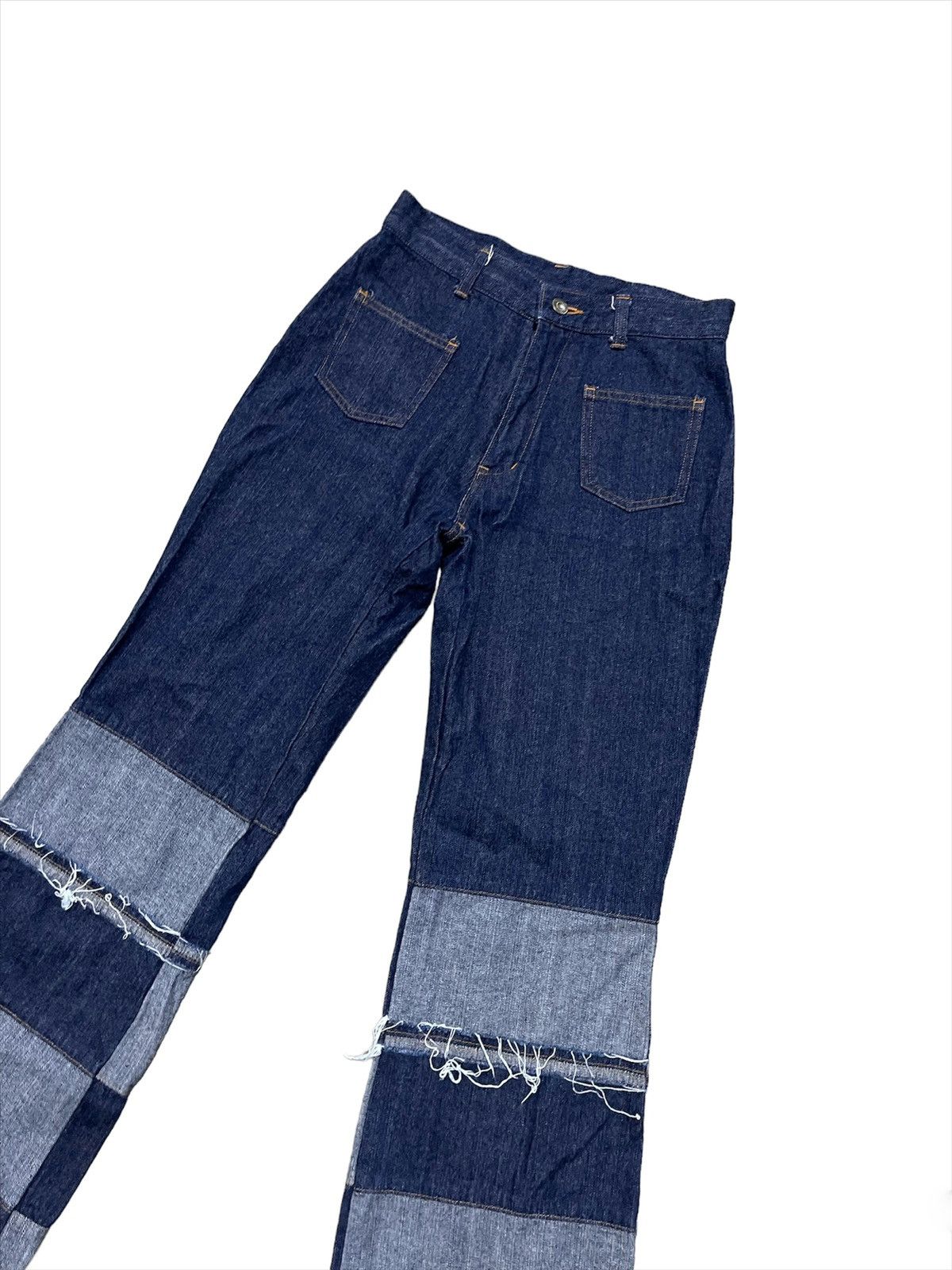 Hysteric Glamour × Japanese Brand × Vintage Japanese Brand Hagi Denim Patchwork Pant Size 28" / US 6 / IT 42 - 3 Thumbnail