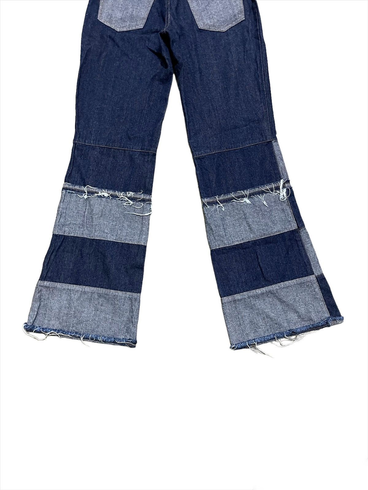 Hysteric Glamour × Japanese Brand × Vintage Japanese Brand Hagi Denim Patchwork Pant Size 28" / US 6 / IT 42 - 7 Thumbnail