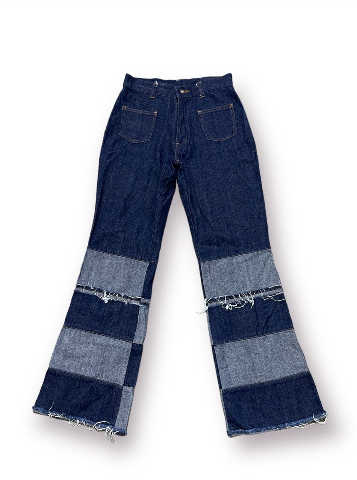 Hysteric Glamour × Japanese Brand × Vintage Japanese Brand Hagi Denim Patchwork Pant Size 28" / US 6 / IT 42 - 1 Thumbnail