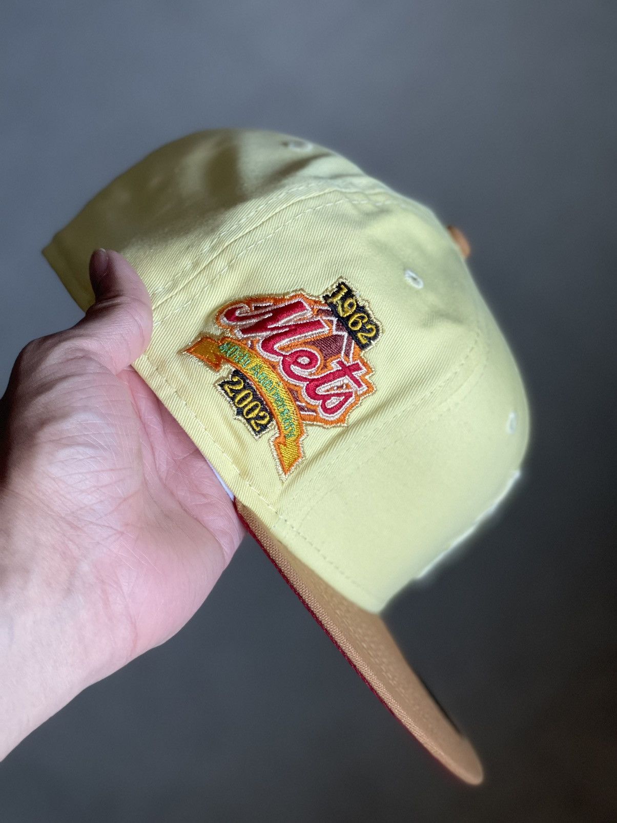 MLB MyFitteds Exclusive New Era “Pizza” New York Mets 7 1/8 Size ONE SIZE - 3 Thumbnail